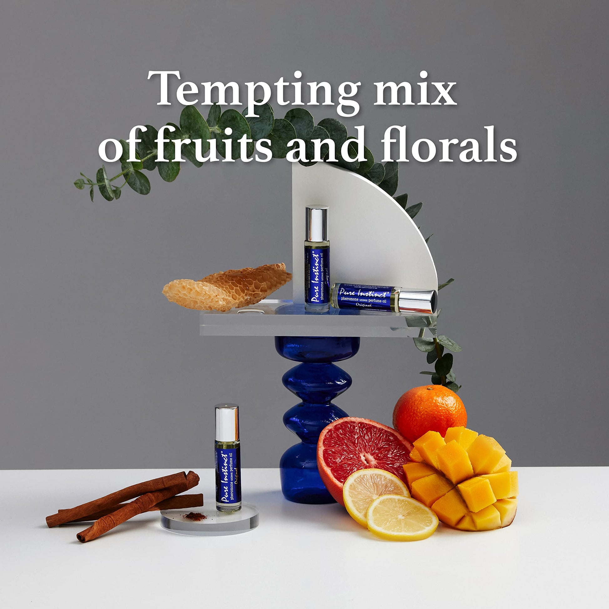 Pure Instinct Roll-On (3-Pack) - The Original Pheromone Infused Essential Oil Perfume Pure Instinct