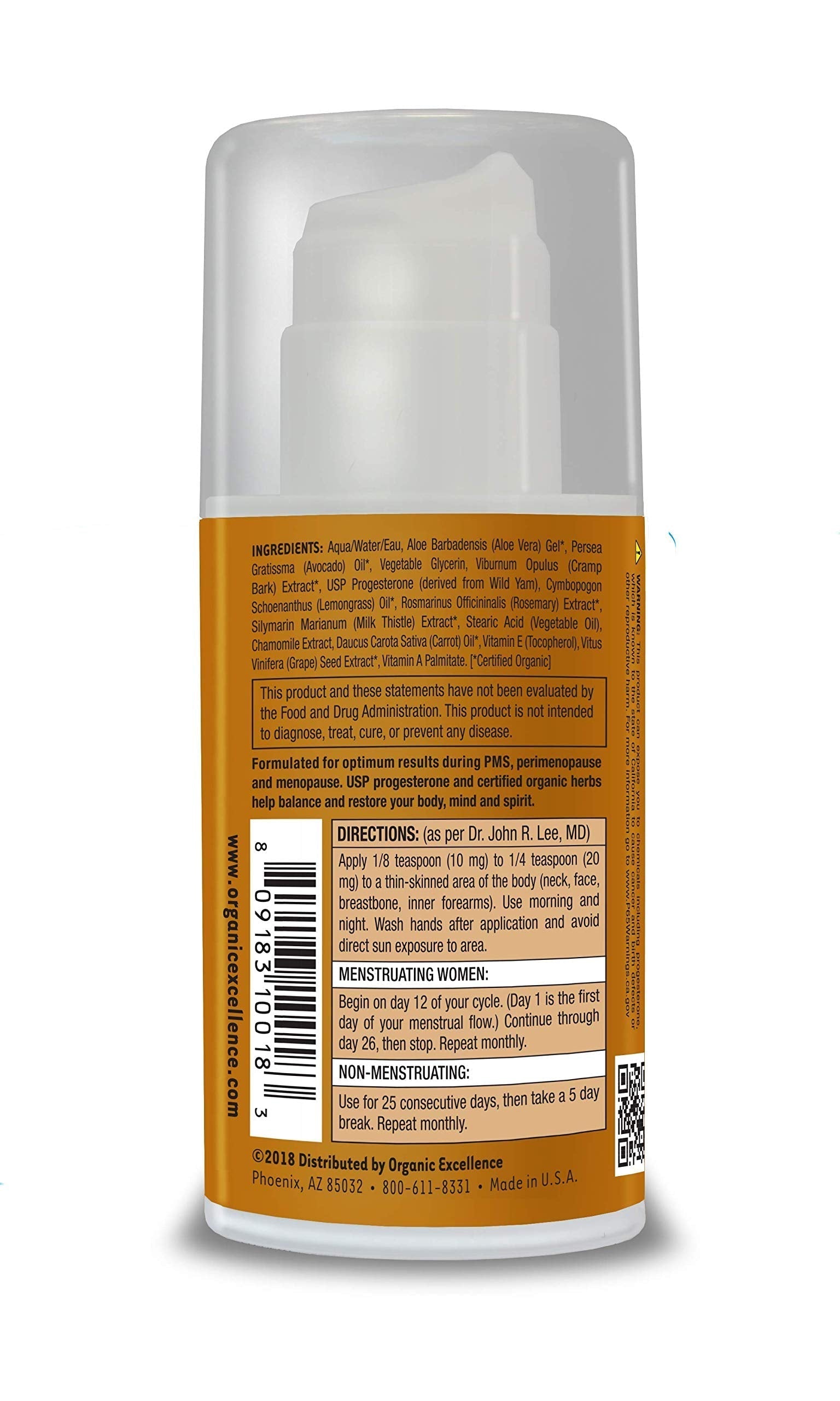 ORGANIC EXCELLENCE FEMININE BALANCE THERAPY, 3 OZ Organic Excellence