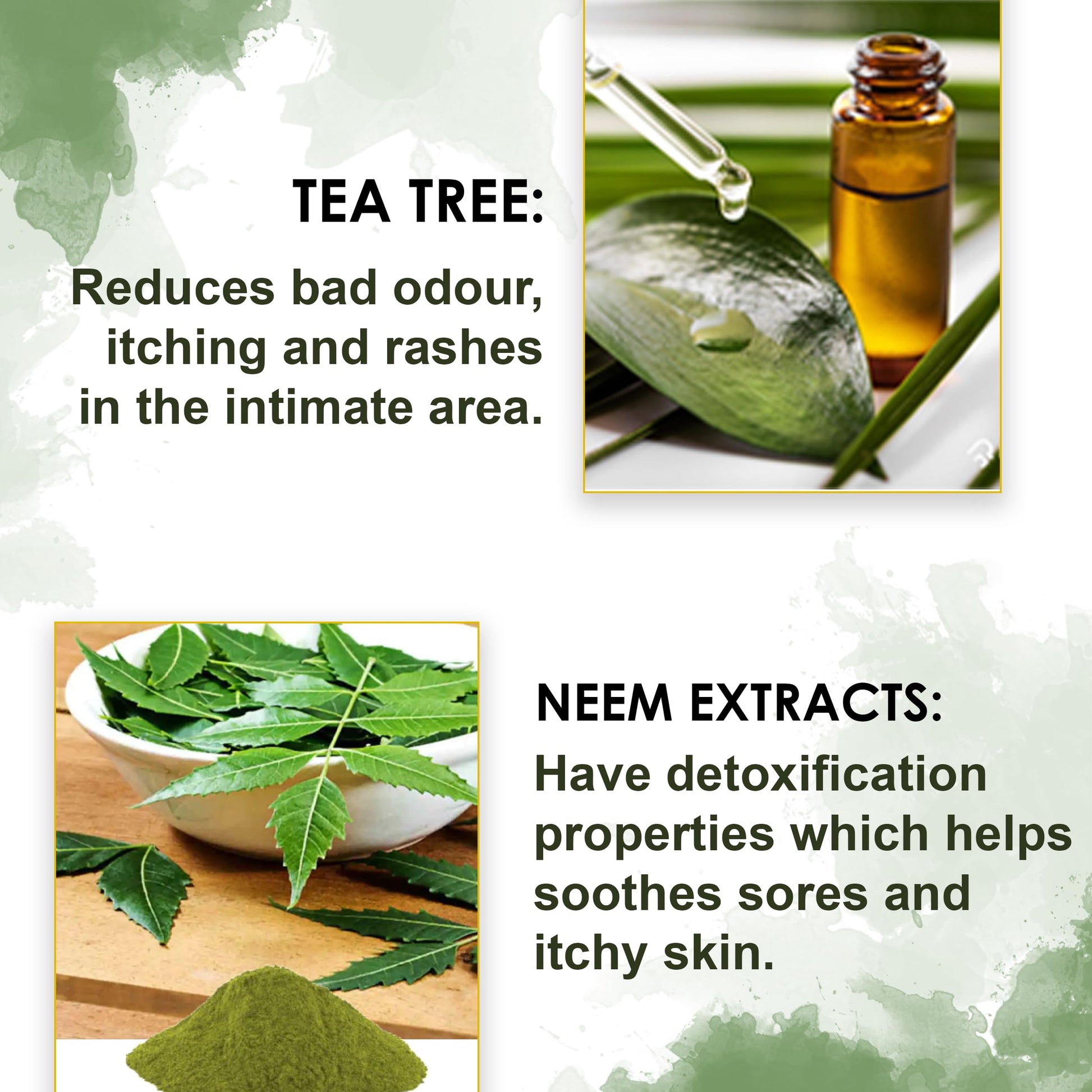 Skin Elements Intimate Hygiene Wipes | pH Balanced Wipes with Tea Tree Oil | Avoids Itching and Bad Odor Skin Elements