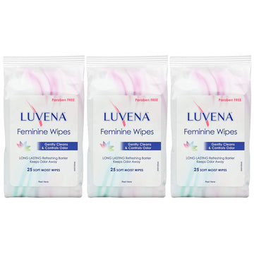 Luvena Feminine Wipes - Soft Wet Wipes for Women - Refresh & Resist Odor - Gynecologist Tested