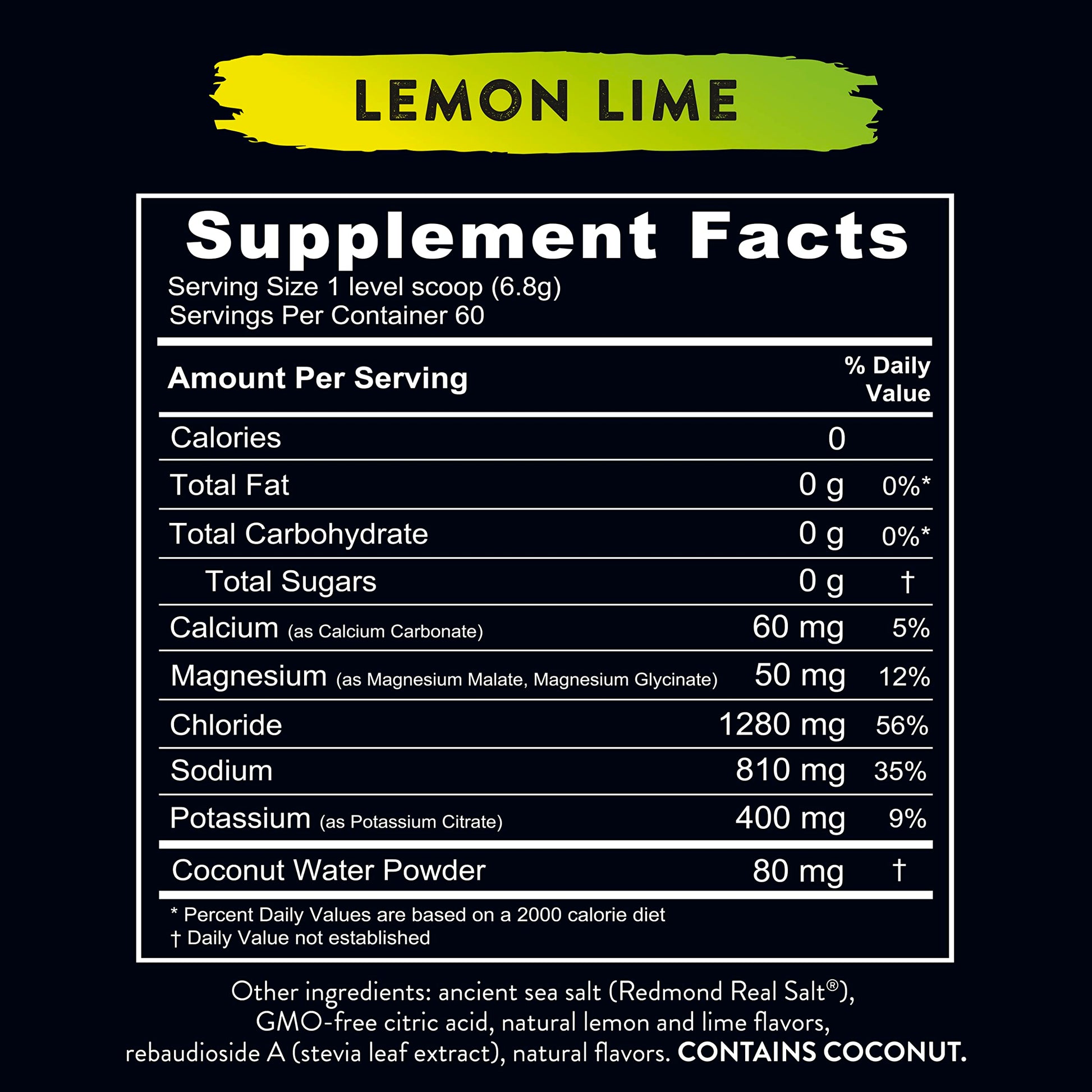 REDMOND Re-Lyte Electrolyte Drink Mix (Lemon Lime)… REDMOND