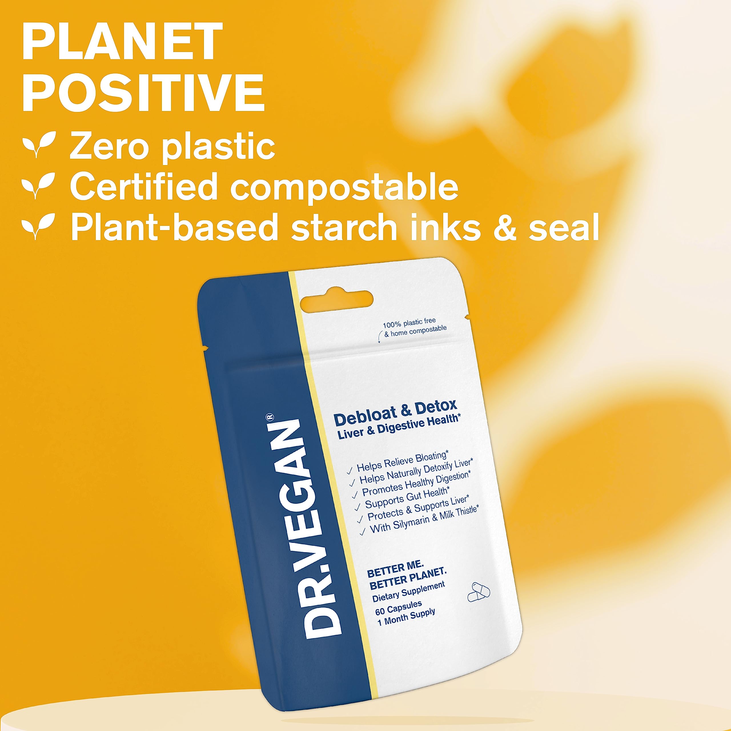 DR.VEGAN Debloat & Detox | Bloating, Digestion, Liver Support | Vitamins & Supplements dr vegan