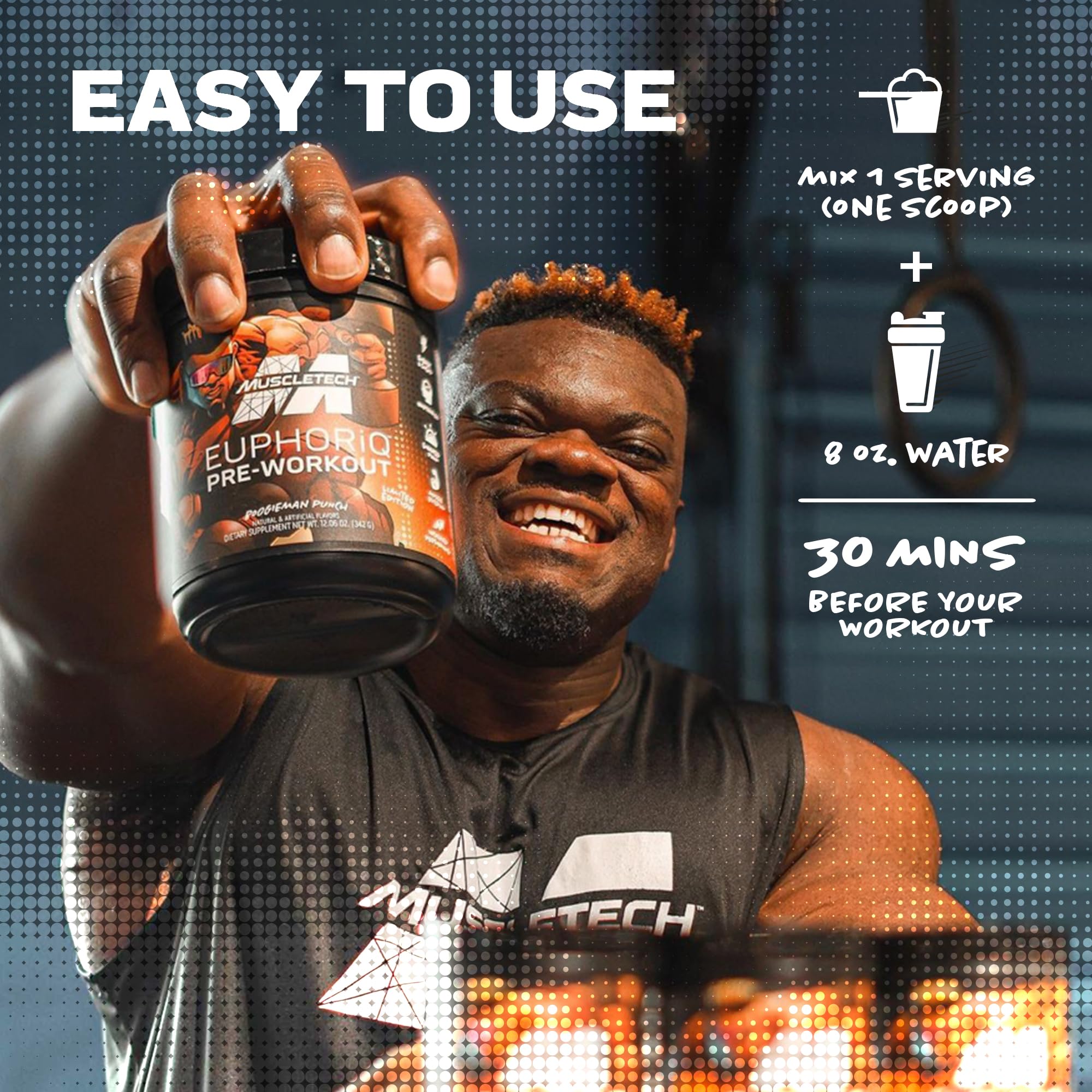 MuscleTech Pre Workout Powder EuphoriQ PreWorkout Smart Pre Workout Powder MuscleTech