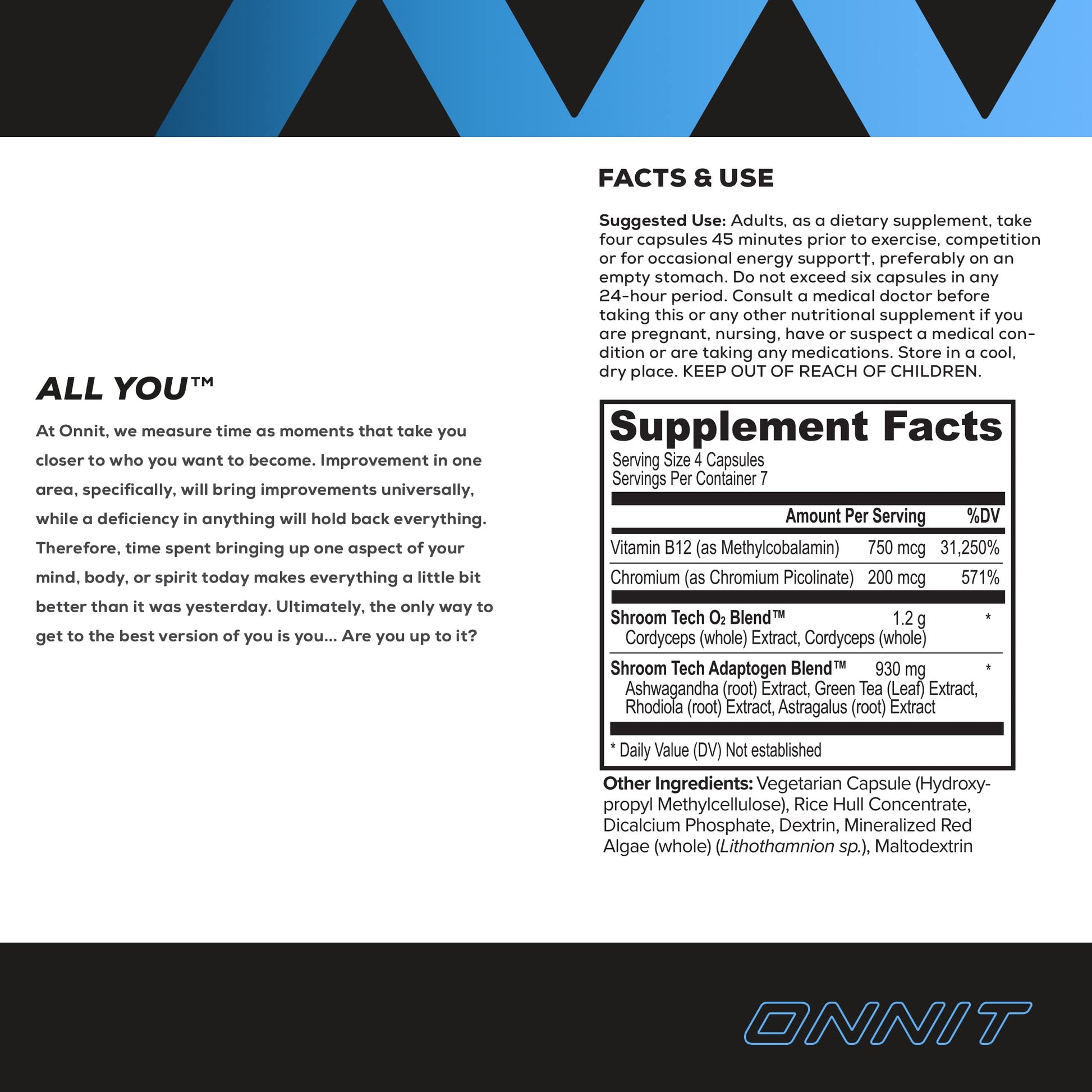 Onnit Shroom Tech SPORT: Clinically Studied Preworkout Supplement with Cordyceps ONNIT