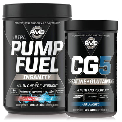 PMD Sports Ultra Pump Fuel Insanity - Pre Workout – Cherry Bombsicle (30 Servings)