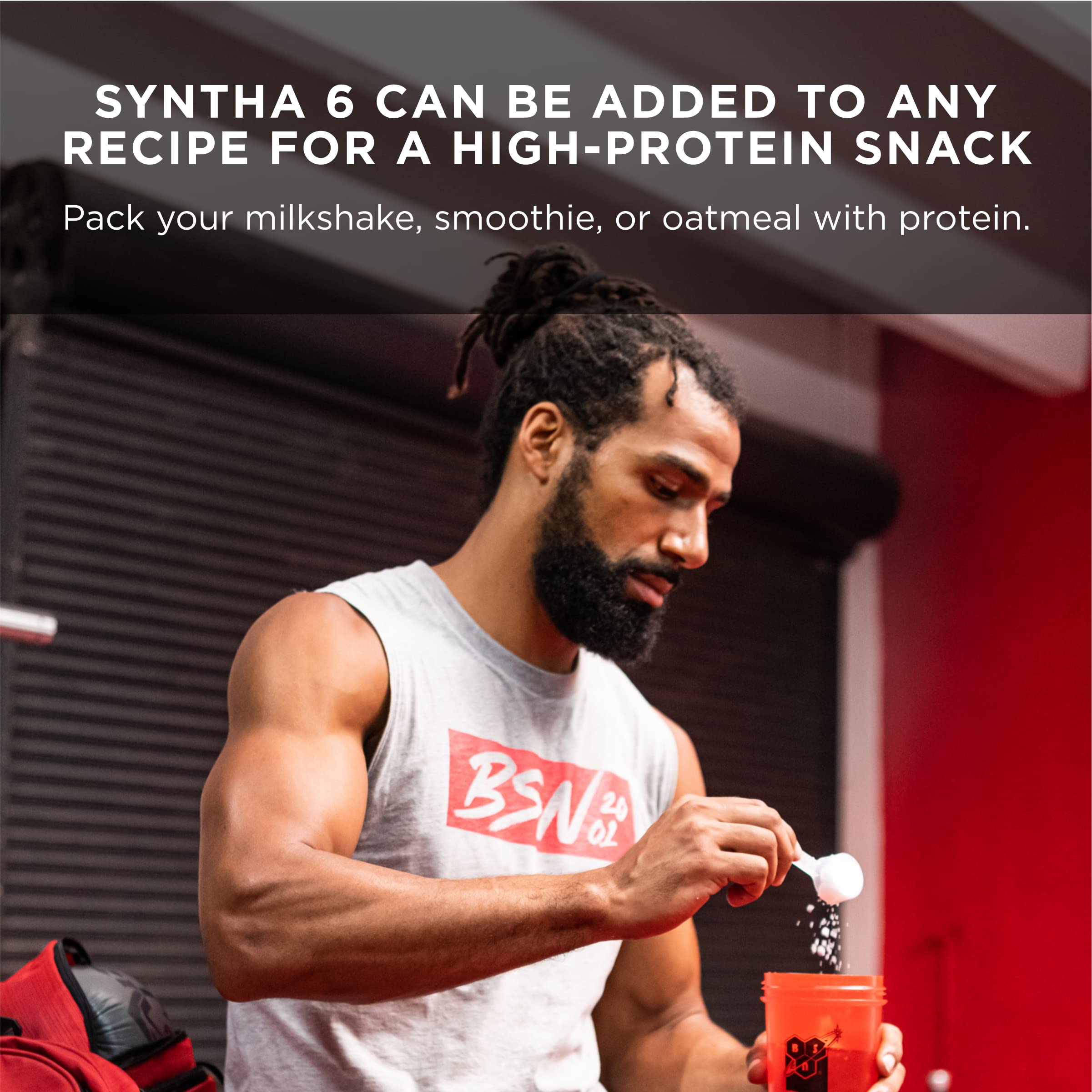 BSN SYNTHA-6 Whey Protein Powder, Vanilla Protein Powder with Micellar Casein BSN