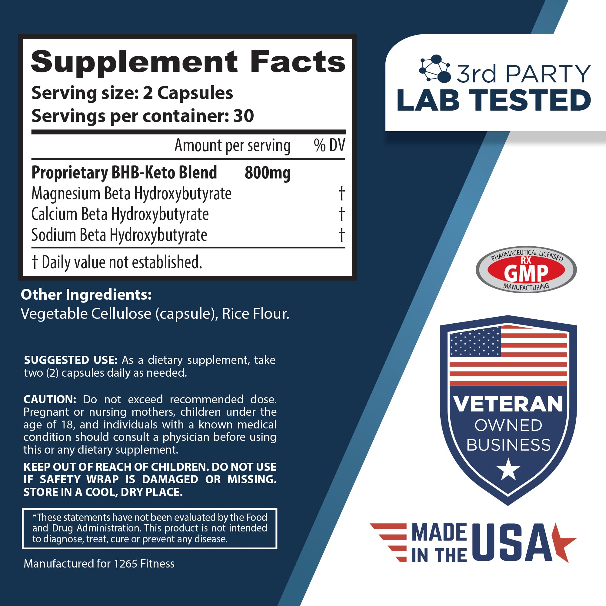 FIT60 Keto Diet Pills for Men & Women - Boost Energy and Mental Clarity for Enhanced Focus FIT60