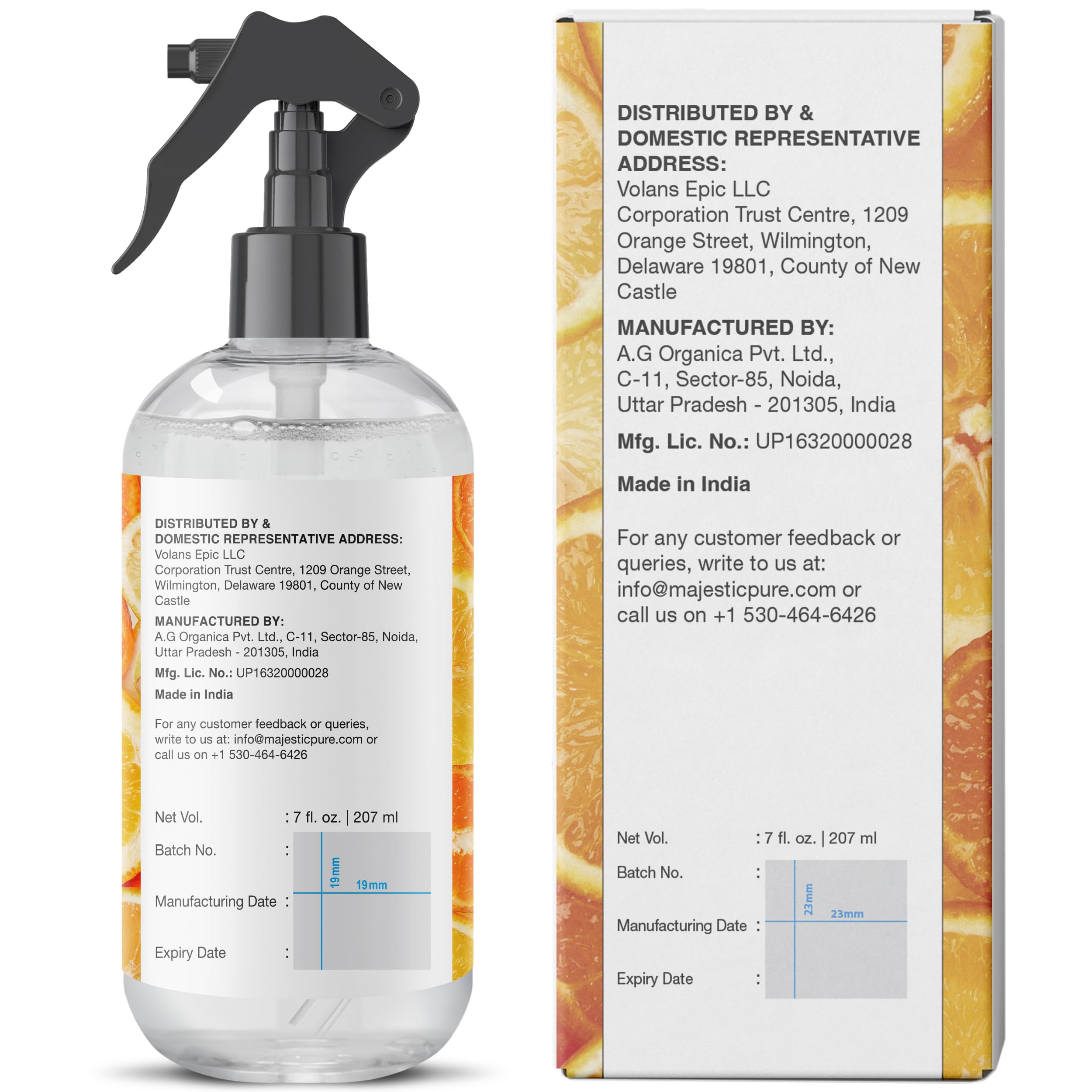 Majestic Pure Linen Spray | All Natural Fragrance | Spray for Pillows, Bedding, Sheets, Clothing MAJESTIC PURE