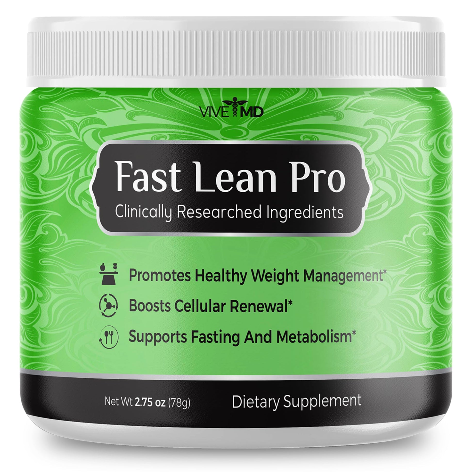 Fast Lean Pro Advanced Formula Supplement Powder - Boosts Weight Loss & Cellular Renewal