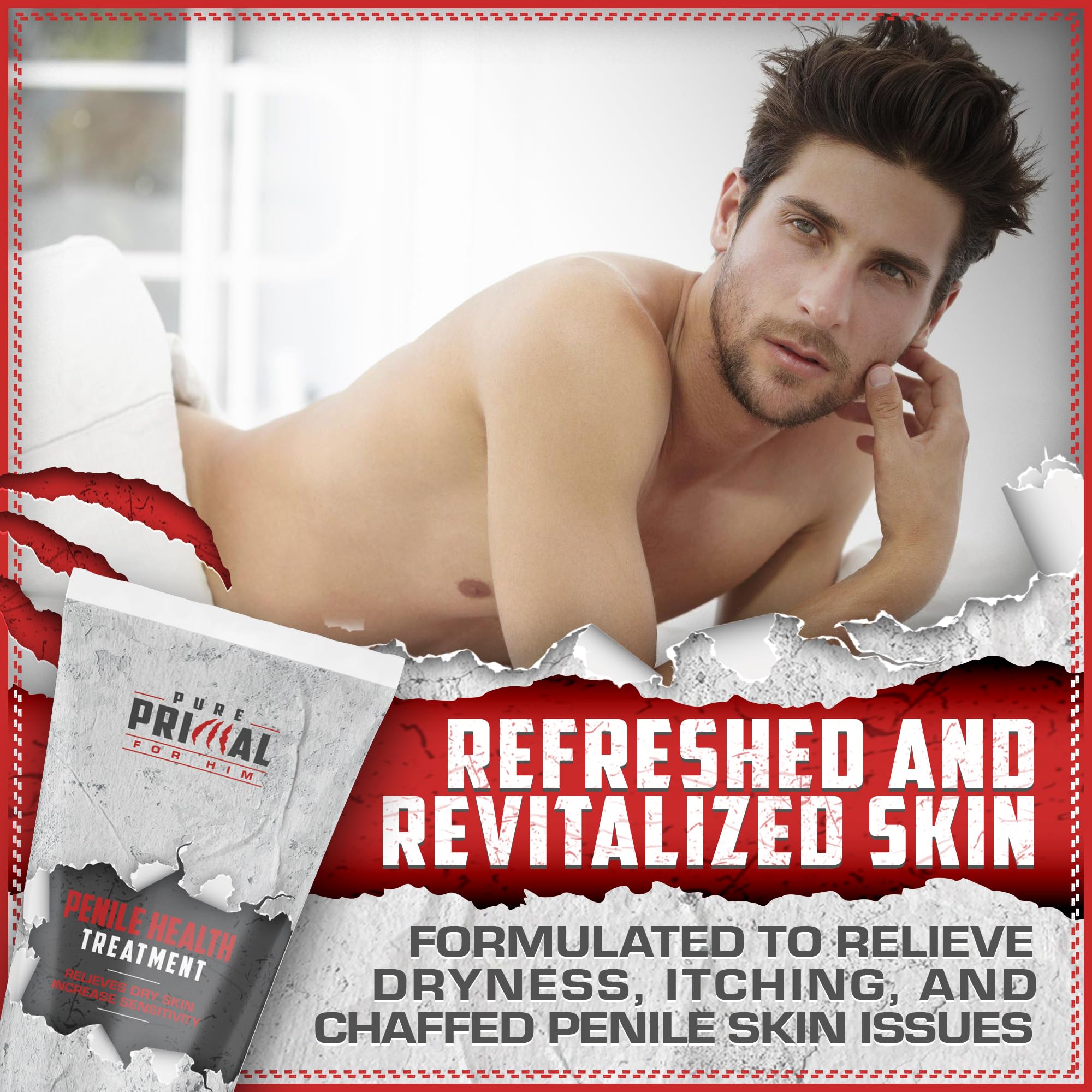 Pure Primal Premium Penile Health Cream - Advanced Moisturizing Penile Cream Pure Primal