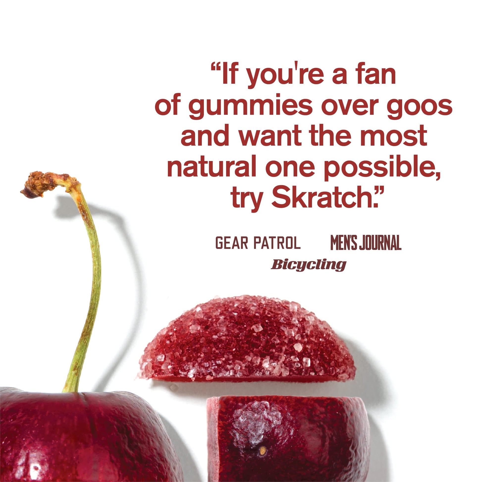 Skratch Labs Sport Energy Chews, Sour Cherry with Caffeine (10 Pack)