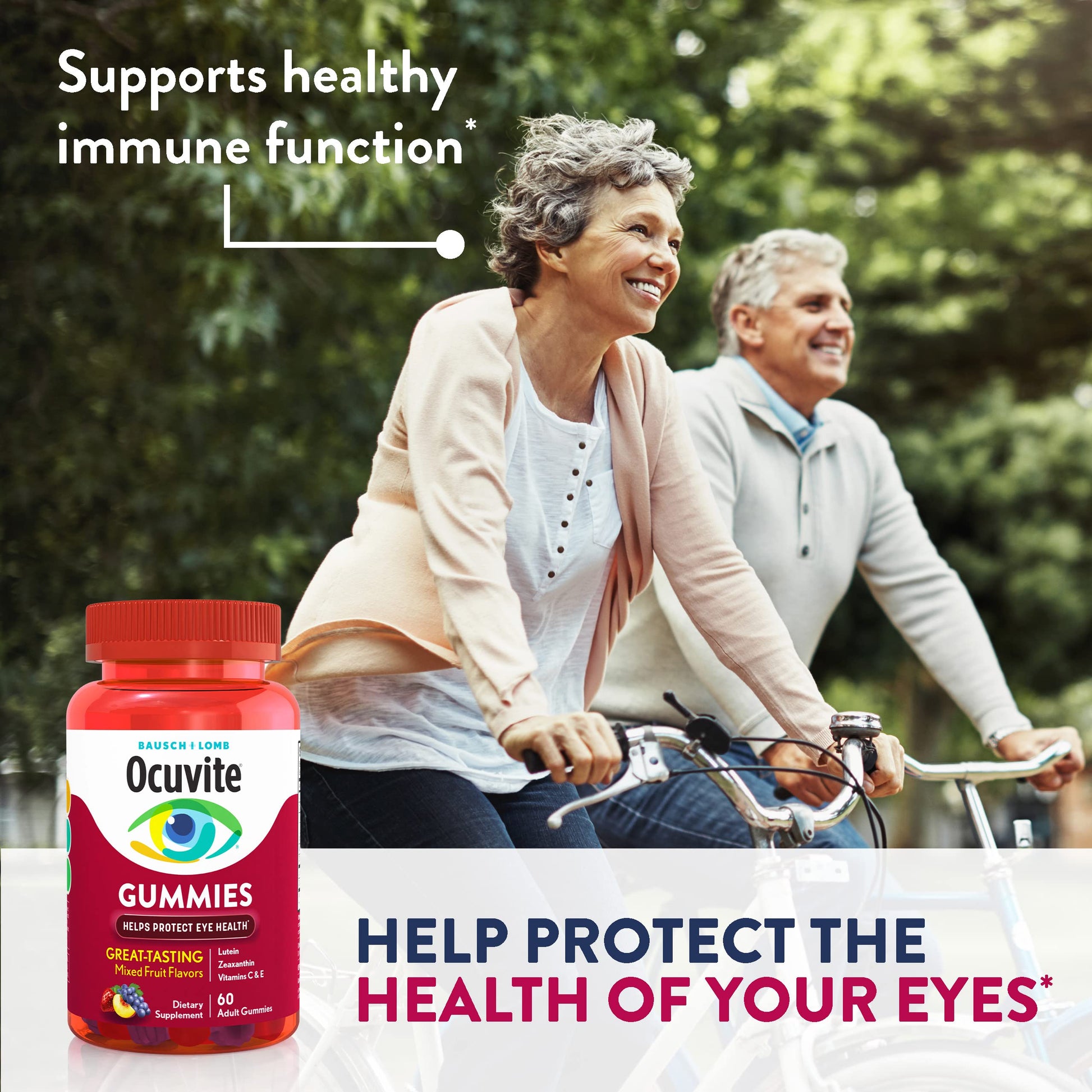 Ocuvite Vitamin & Mineral Supplement for Eye Health Adult Gummies Ocuvite