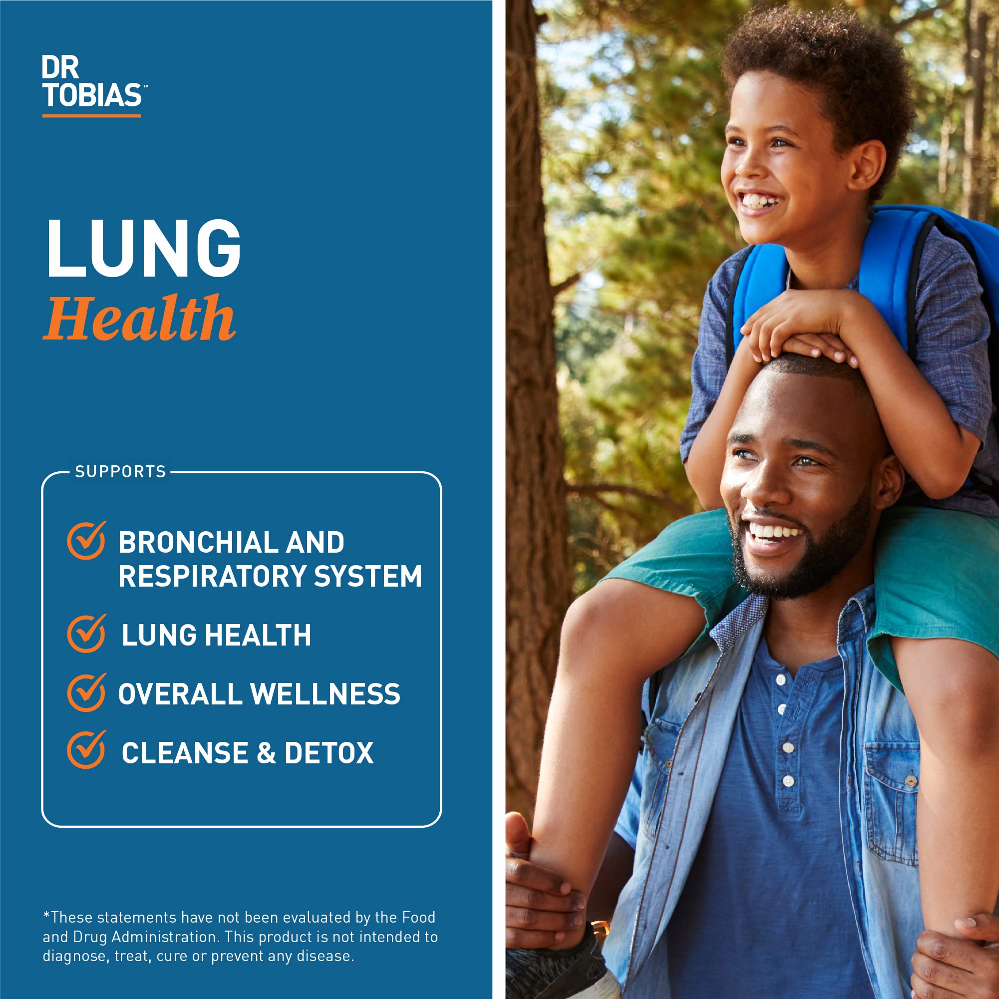 Dr. Tobias Lung Health, Lung Support Supplement with Vitamin C, Butterbur, Quercetin Dr. Tobias