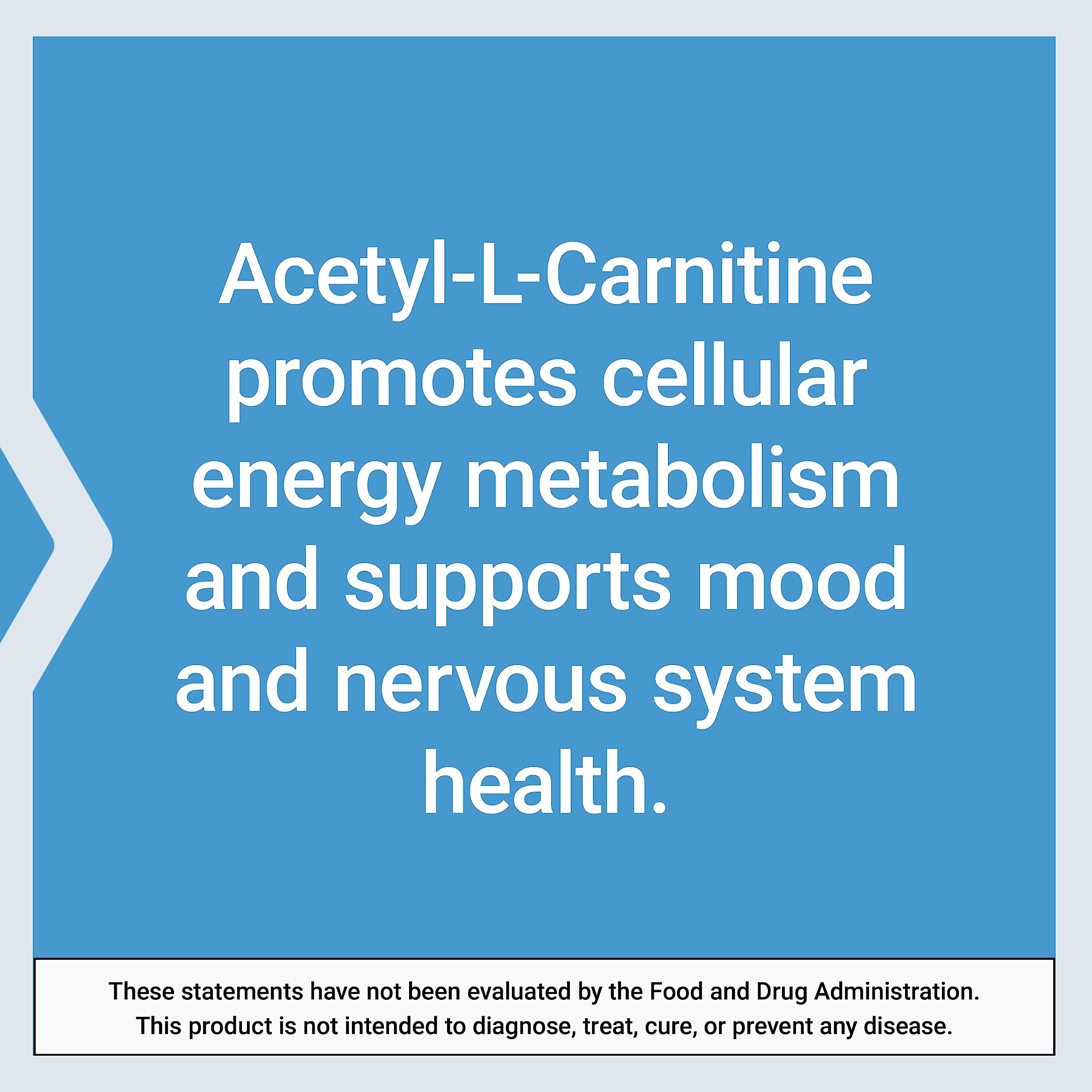 Life Extension Acetyl-L-Carnitine, Acetyl-L-Carnitine, vitamin C, Brain, mood & nerve health Life Extension