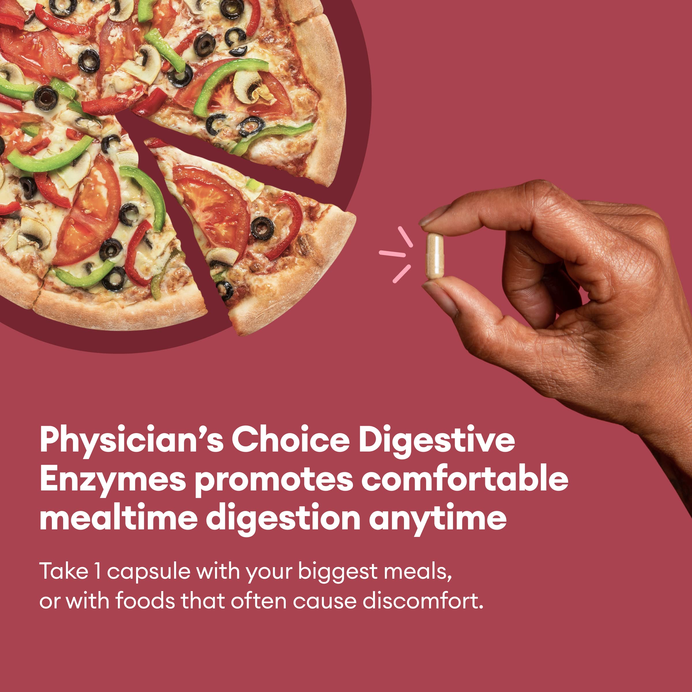 Physician's CHOICE Digestive Enzymes - Multi Enzymes, Bromelain, Organic Prebiotics Physician's CHOICE