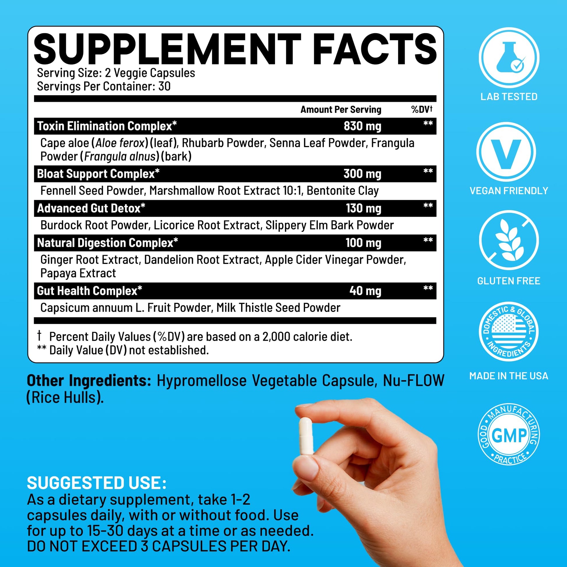 Nootrix Herbal Cleanse + Detox Cleanse for Weight Loss Products | 15 Day Gut Cleanse Nootrix