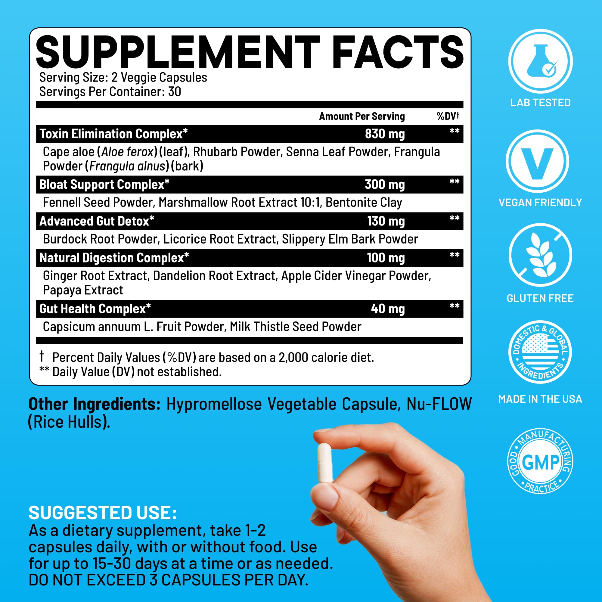 Nootrix Herbal Cleanse + Detox Cleanse for Weight Loss Products | 15 Day Gut Cleanse Nootrix