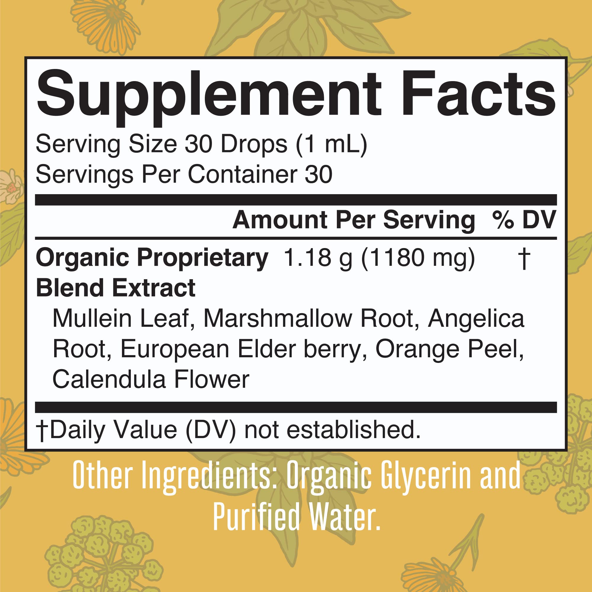 MaryRuth's | USDA Organic Respiratory Health Herbal Supplement Extract MaryRuth Organics