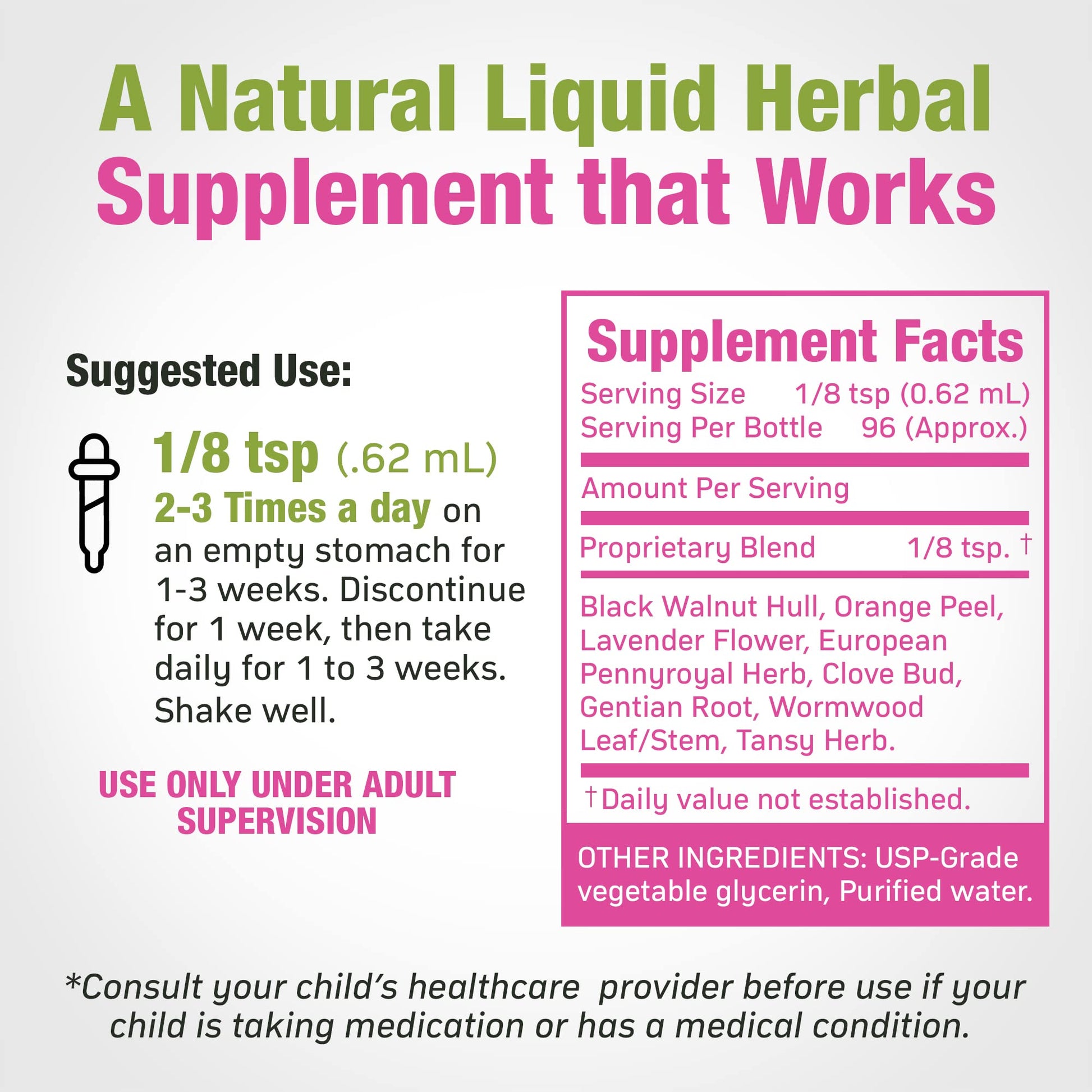 Cedar Bear - Intestinal Cleanse for Kids, Liquid Herbal Supplement for Detox Cleanse Cedar Bear Naturales