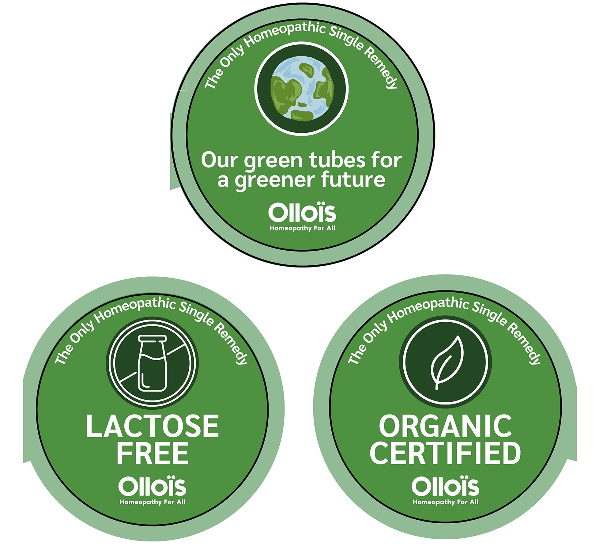 OLLOIS Natrum Muriaticum 6X, Cell Salt #9, Lactose-Free, Organic & Vegan, Kosher Certified OLLOÏS