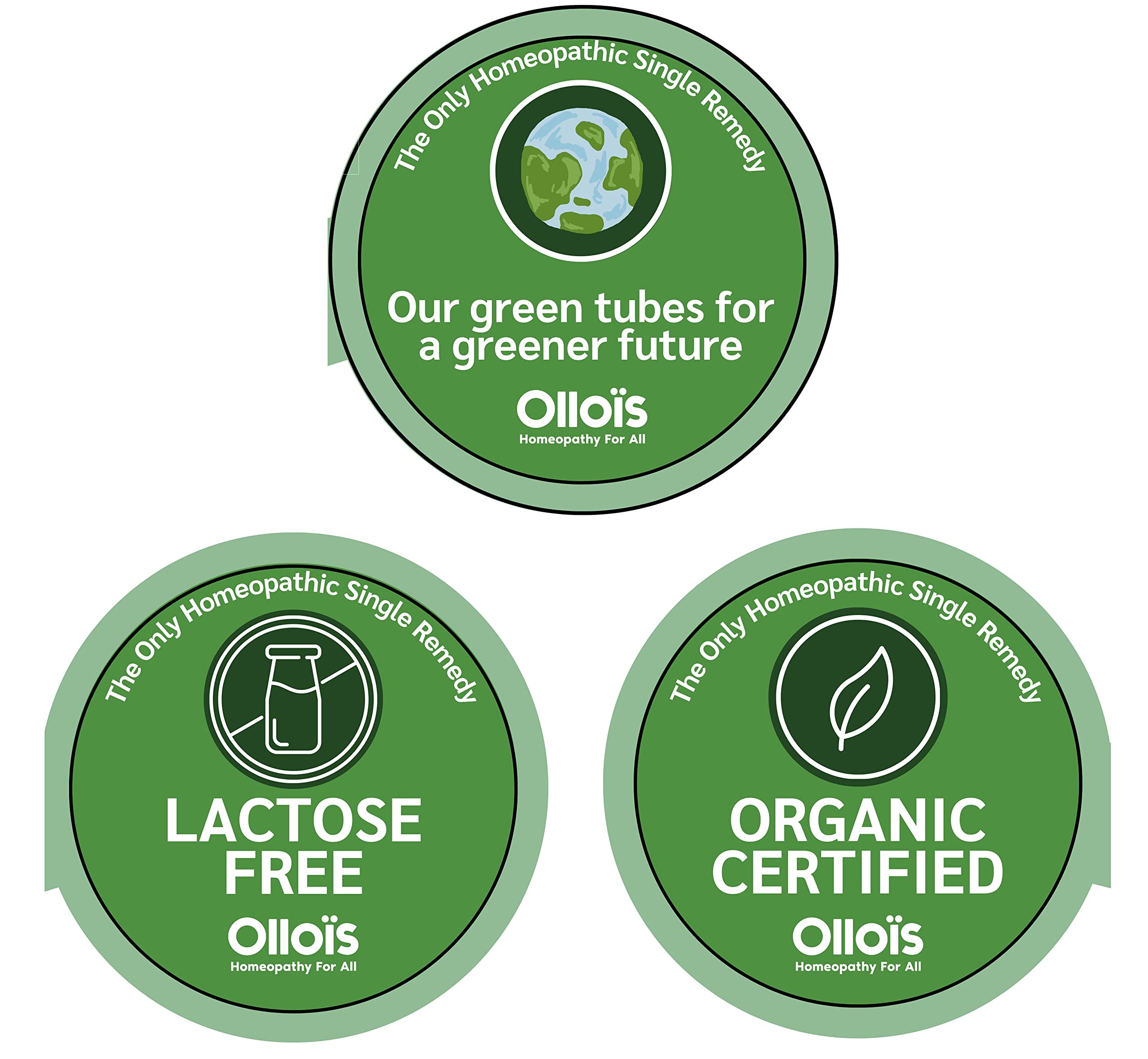 OLLOIS Natrum Muriaticum 6X, Cell Salt #9, Lactose-Free, Organic & Vegan, Kosher Certified OLLOÏS