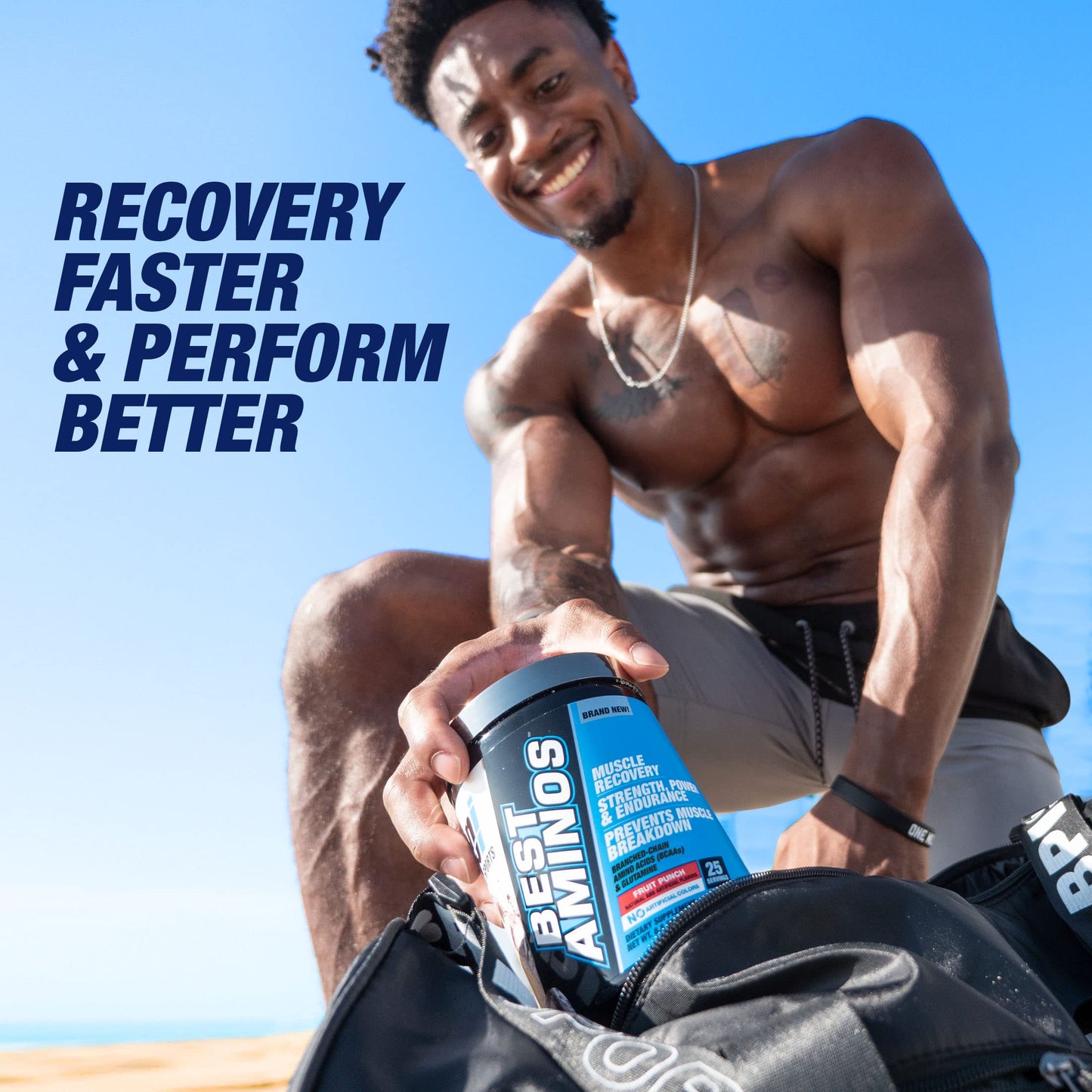 BPI Sports Best Aminos - BCAA Powder Post Workout & Glutamine Recovery Drink BPI Sports