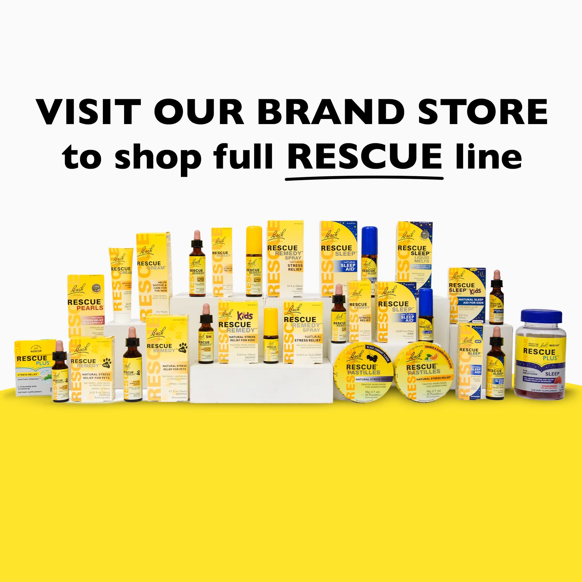 Bach RESCUE PASTILLES, Black Currant Flavor, Natural Stress Relief Lozenges, Homeopathic Flower RESCUE