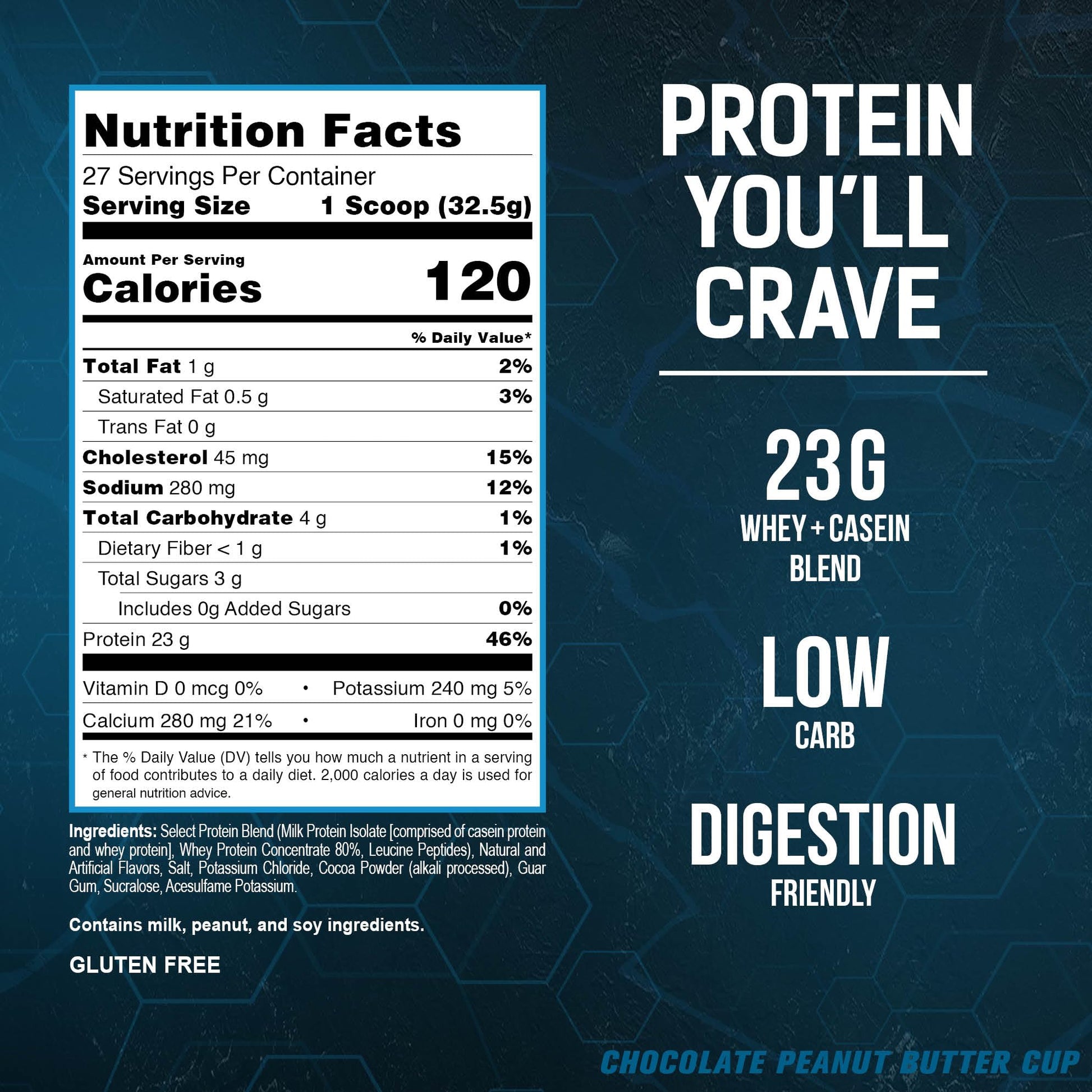 PEScience Select Low Carb Protein Powder, Chocolate Peanut Butter Cup, 27 Serving PEScience