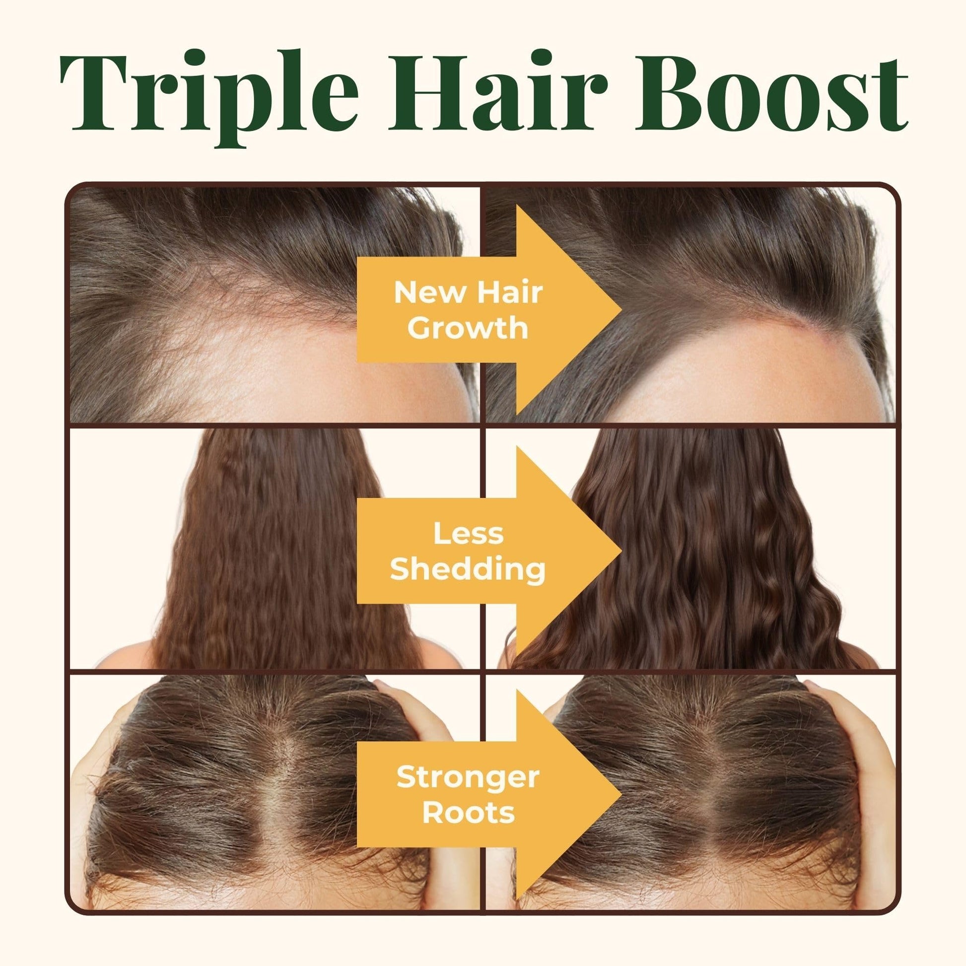 Heebin's Royal Hair, Brows & Lashes, Hair Growth Vitamins with Biotin 4000 mcg, Collagen Heebin's