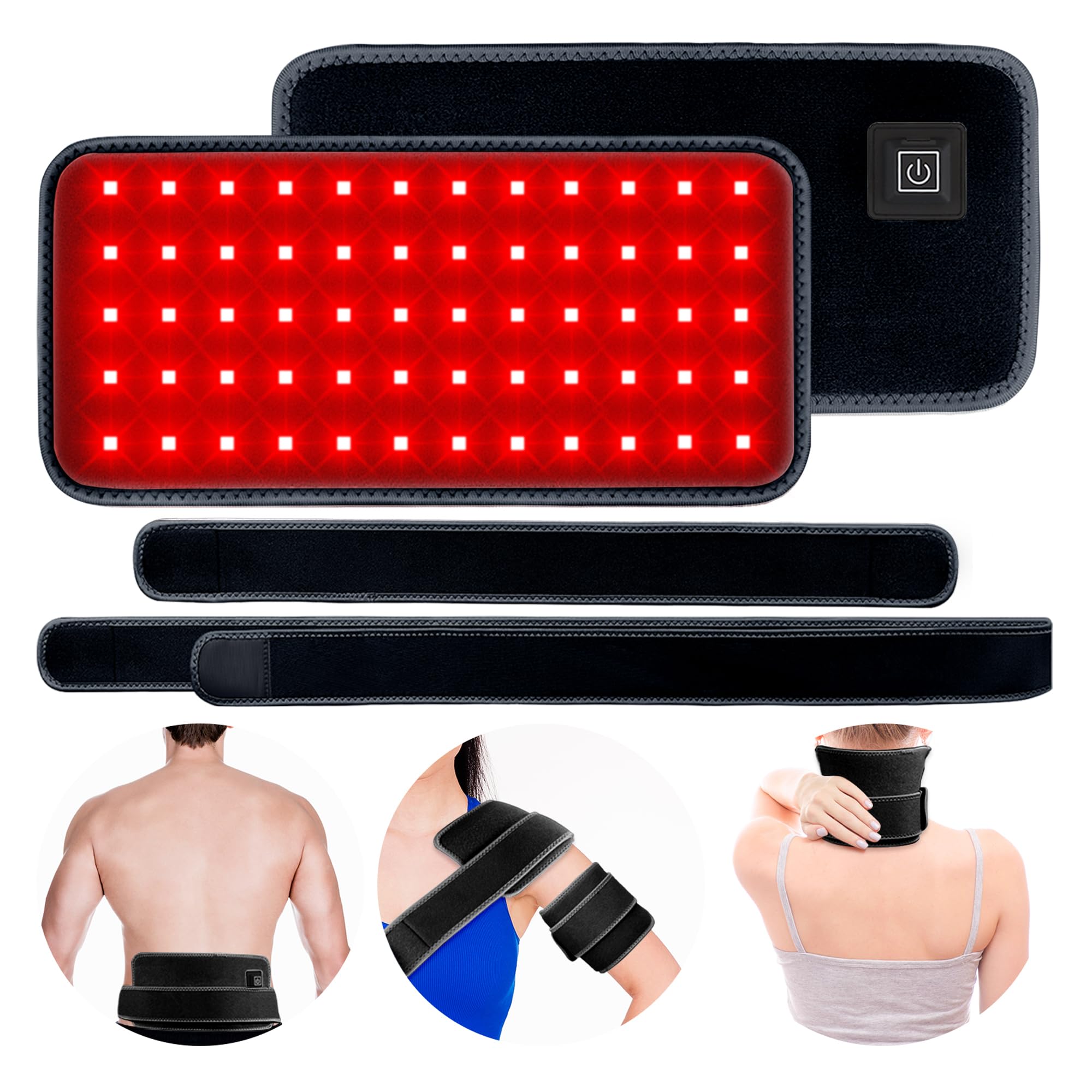 Kate brothers Red Light Therapy Belt - for Neck Near Infrared Light Therapy & Red Light Therapy Kate brothers
