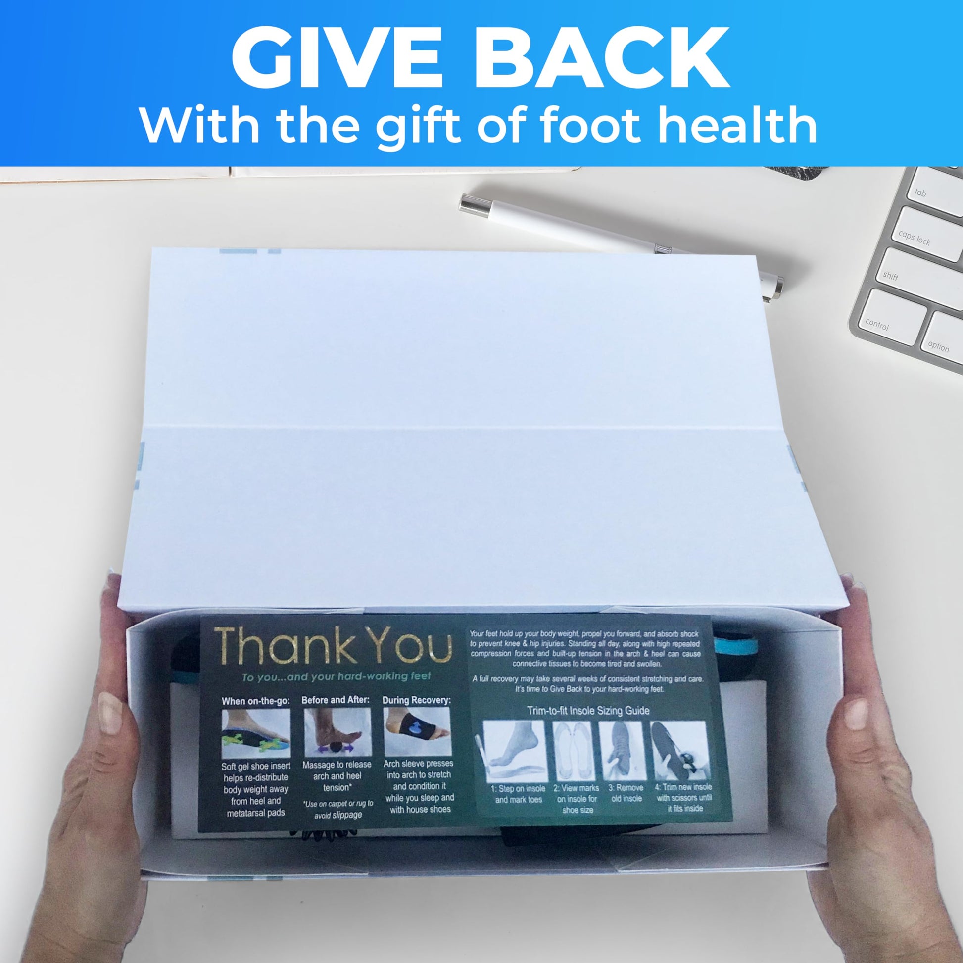 Foot Health Gift Parcel for self Best Friend mom dad Sister Teacher Mother’s Give Back Great