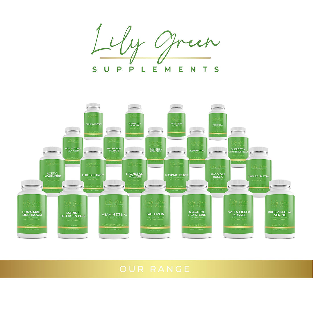 Lily Green | Marine Collagen with Hyaluronic Acid & Vitamin C - 1650mg per Serving