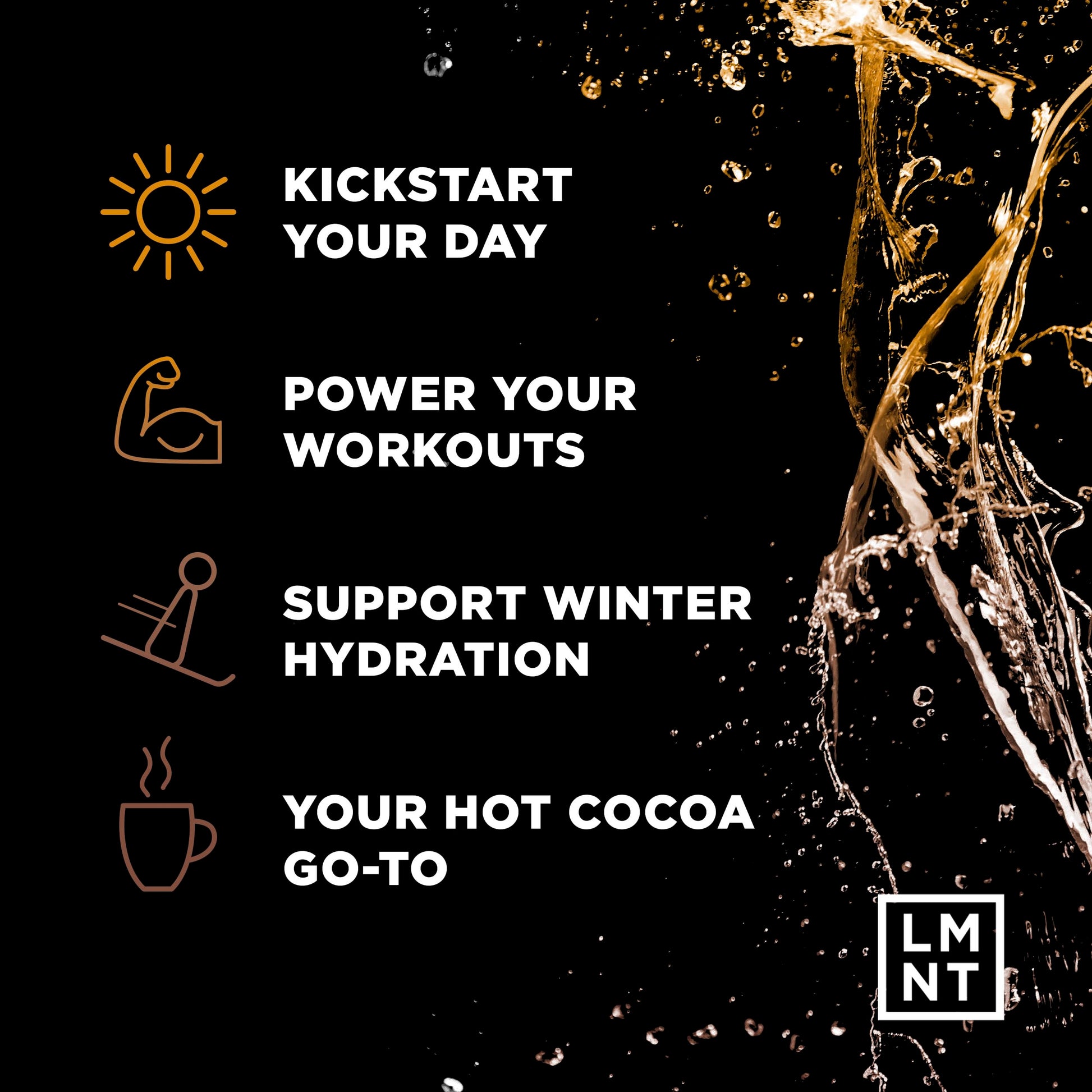 LMNT Hot Chocolate and Coffee Mixer - Chocolate Caramel Salt Electrolytes | No Sugar Drink LMNT