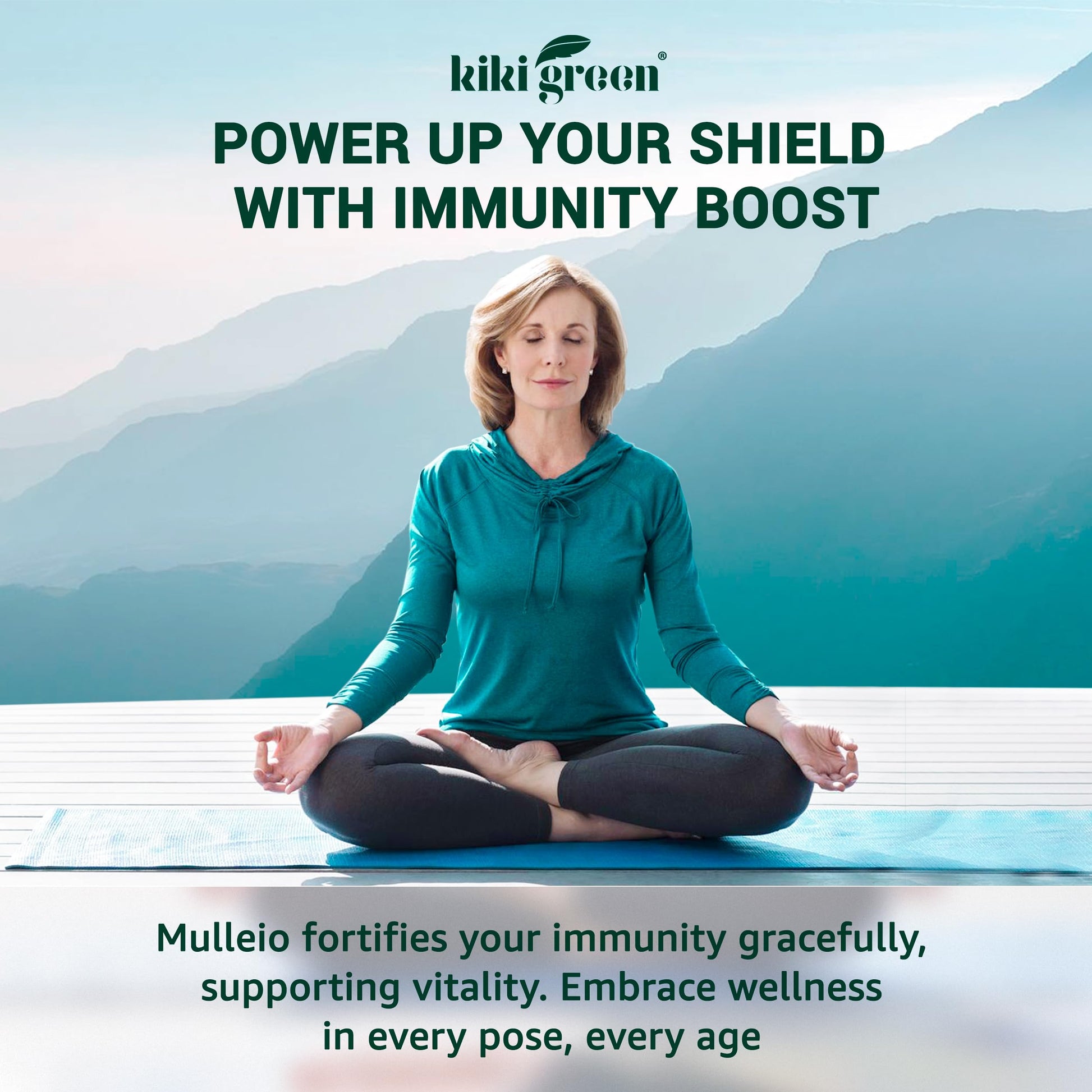 KIKI Green MULLEIO Lung Health Capsules: Herbal Supplement for Lung Cleanse, Better KIKI Green