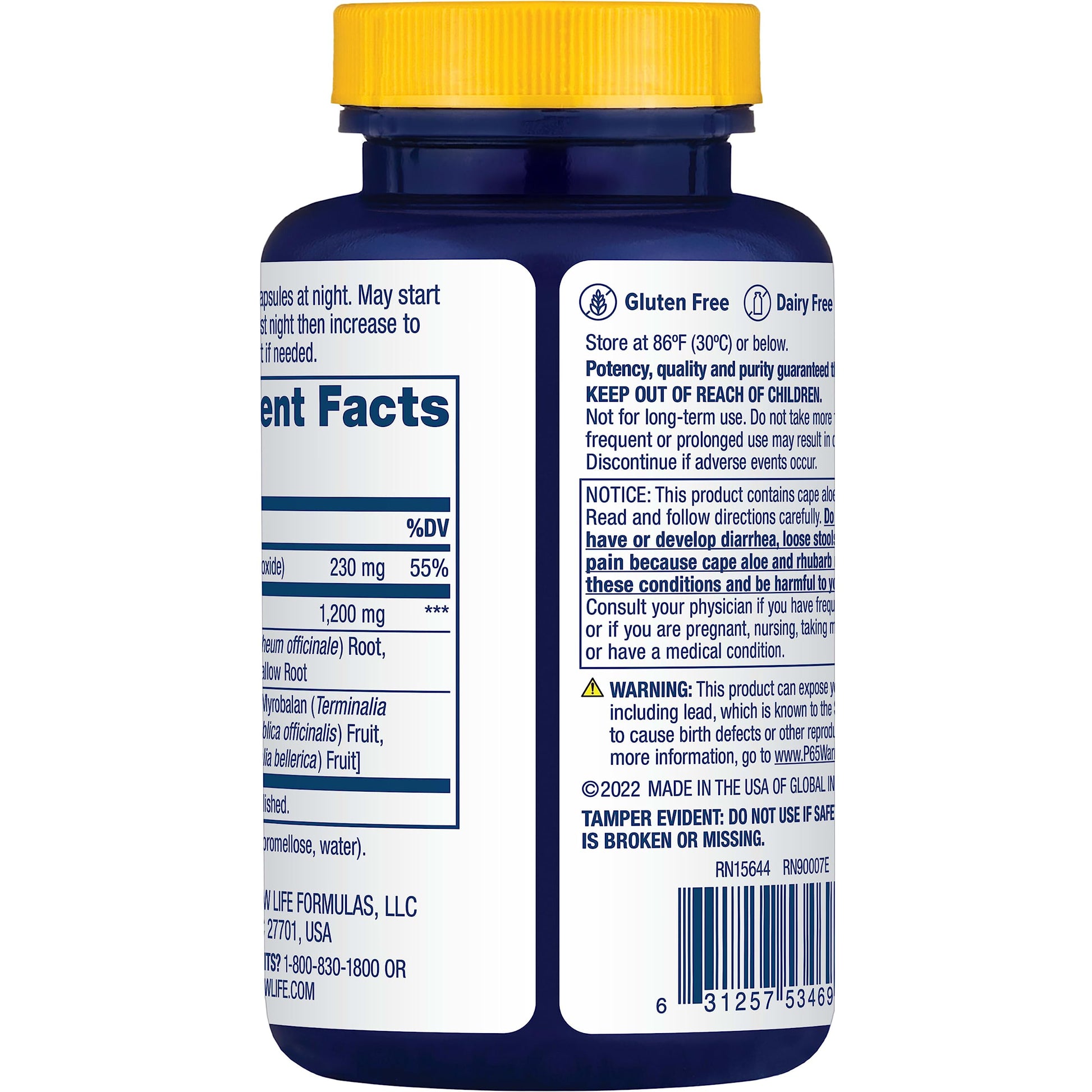 Renew Life Detox Cleanse More, Reduces Bloating and Restores Regularity, Overnight Constipation Relief Renew Life