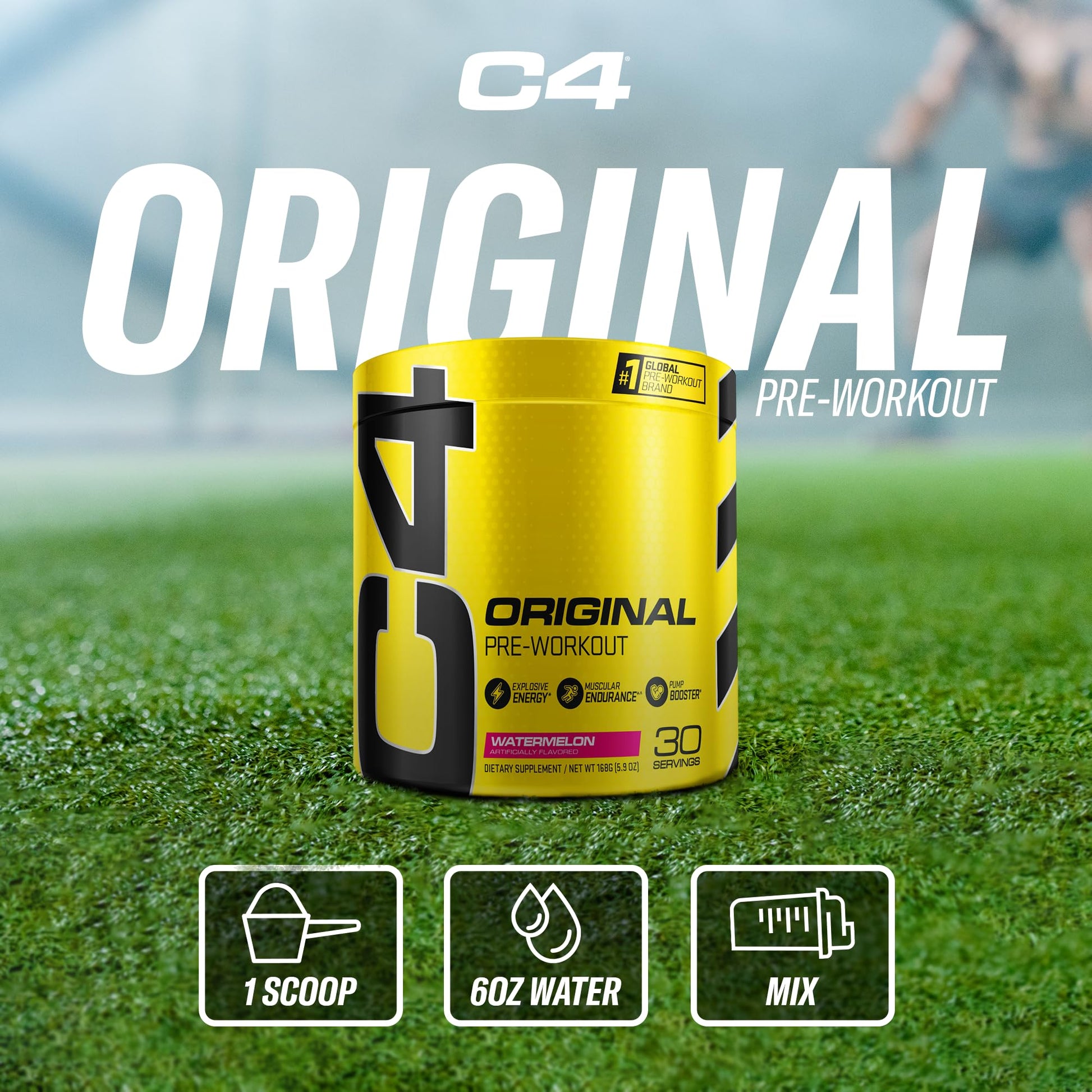 Cellucor C4 Original Pre Workout Powder Watermelon Sugar Free Preworkout Energy Cellucor