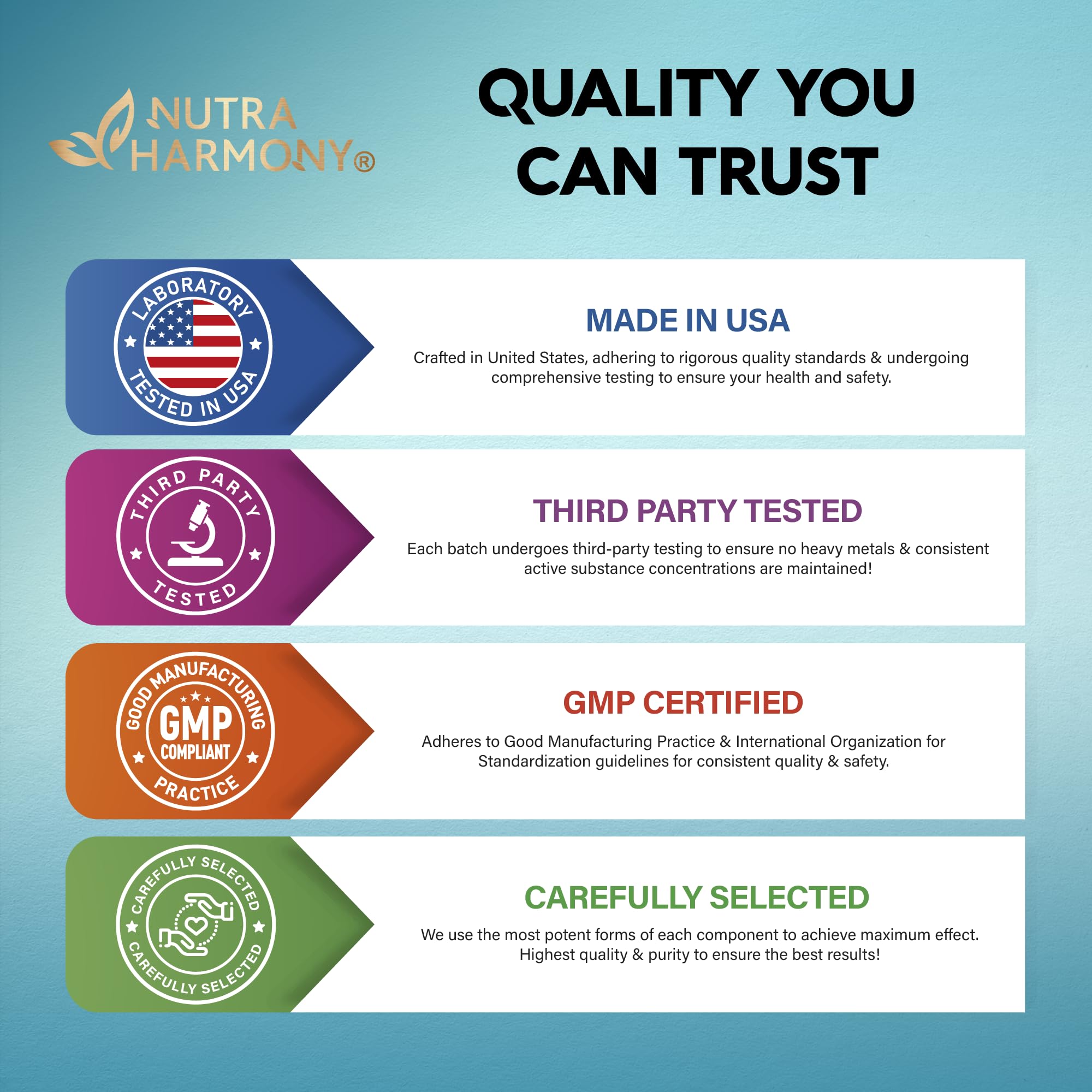 NAC 600 mg Supplement | Quercetin | Zinc | Glutathione | Selenium | Vitamin C & D3 NUTRAHARMONY