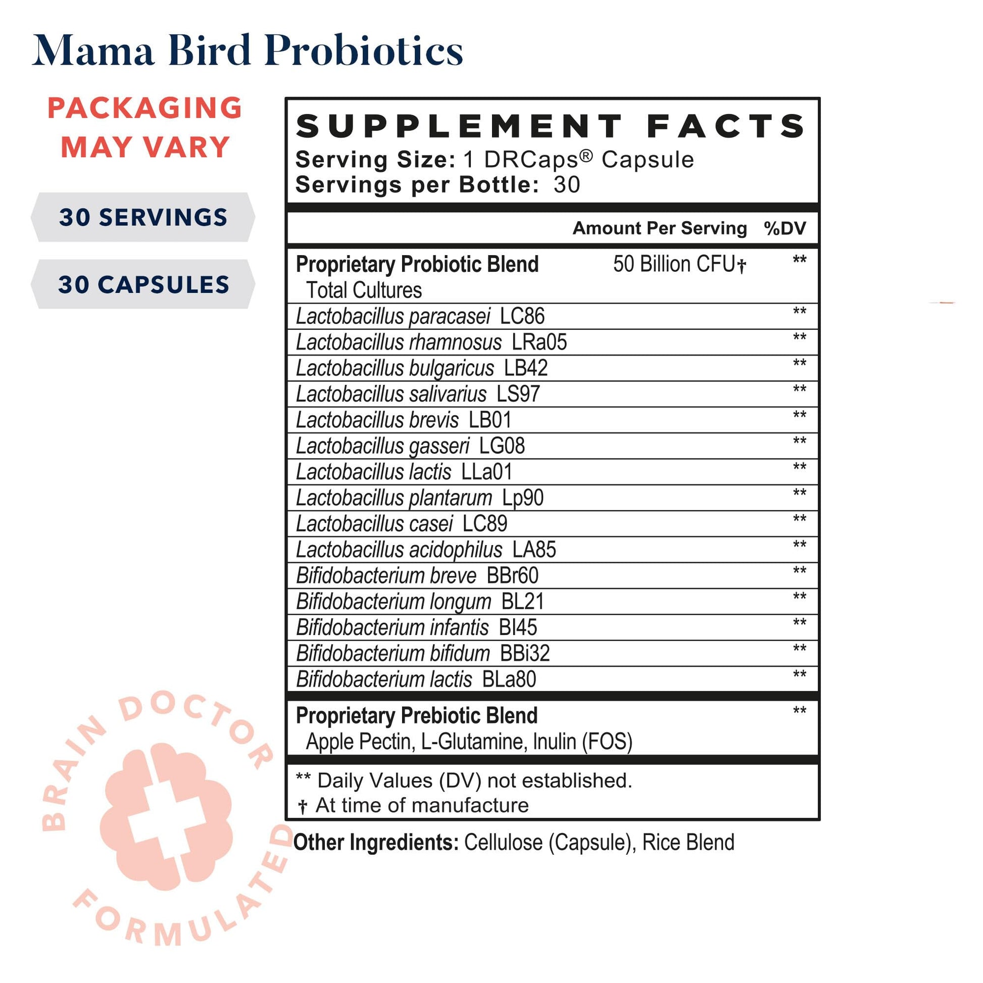 Best Nest Wellness Mama Bird Probiotics for Prenatal, Postnatal, Fertility, Women Digestive Best Nest Wellness