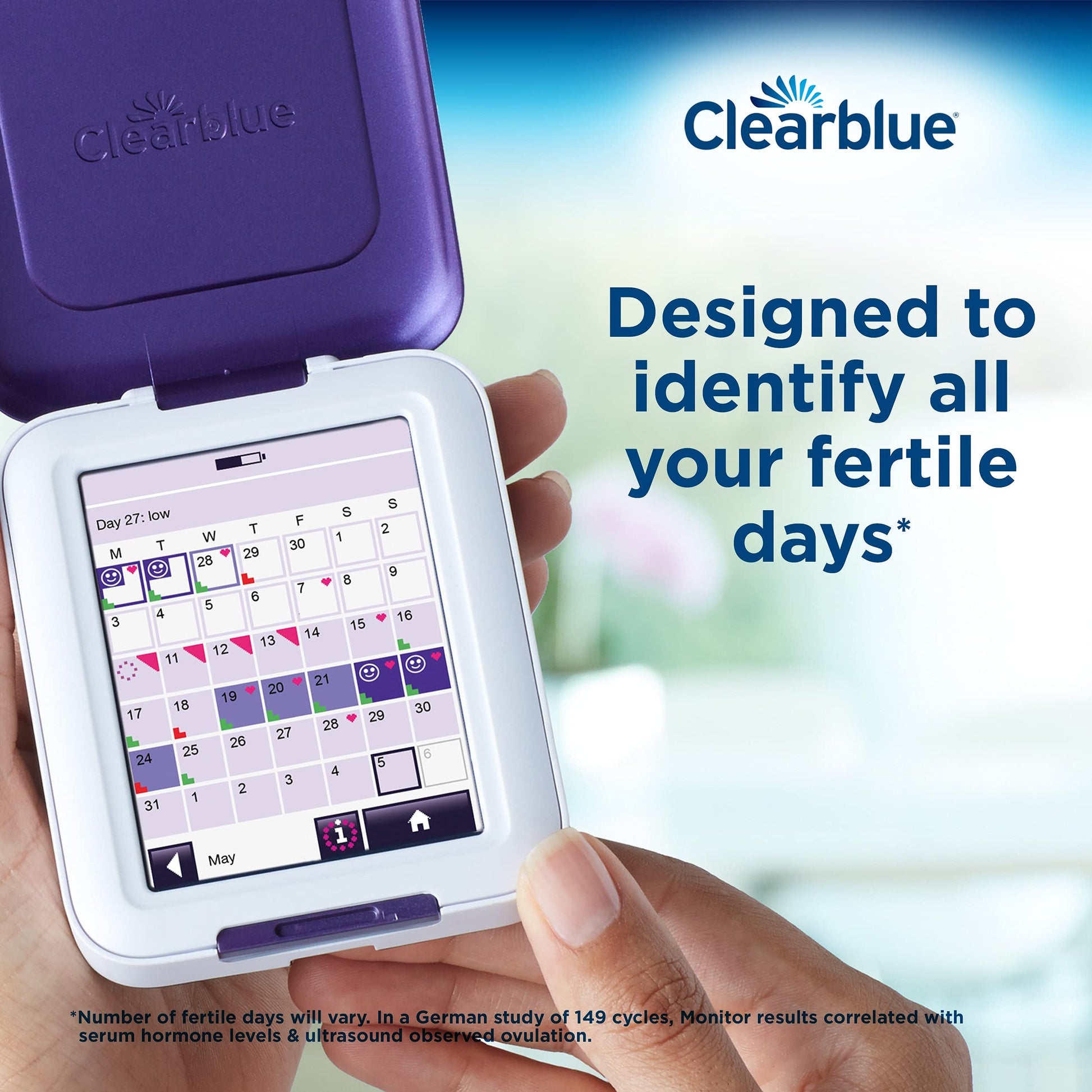 Clearblue Fertility Monitor, Touch Screen, 1 Count Clearblue