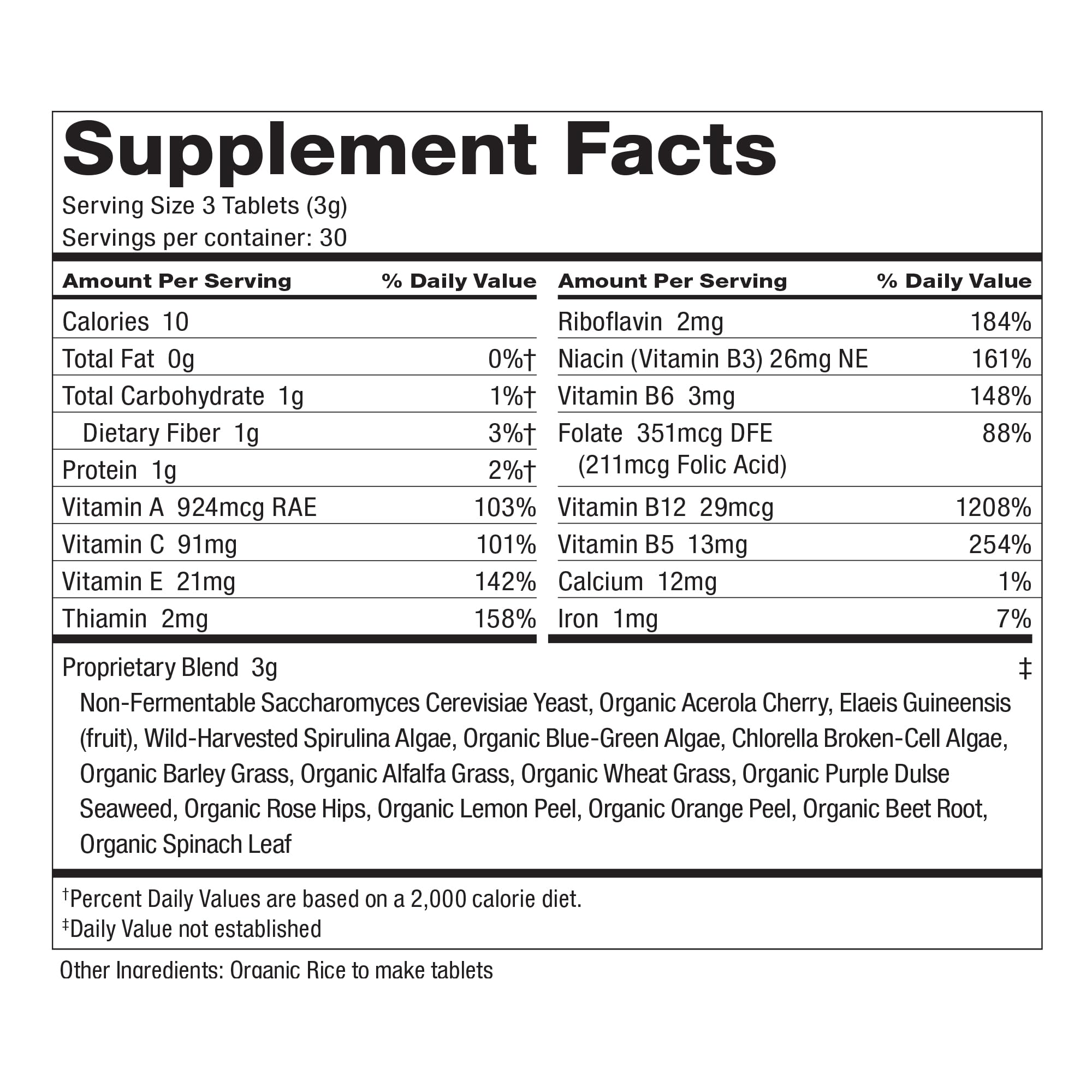 Dr. Schulze's Superfood 100 | Vitamin & Mineral Herbal Concentrate | Dietary Supplement Dr. Schulze's