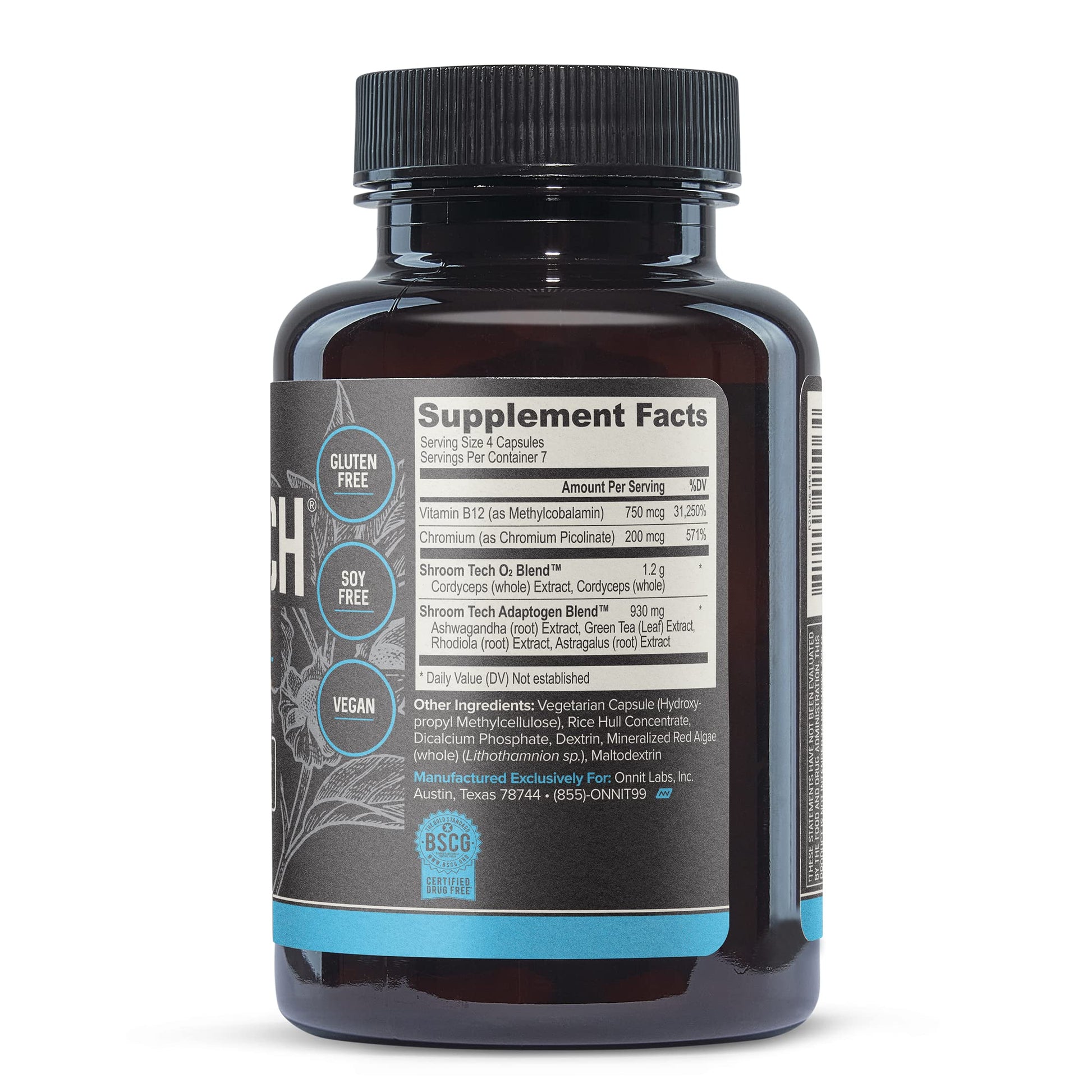 Onnit Shroom Tech SPORT: Clinically Studied Preworkout Supplement with Cordyceps ONNIT