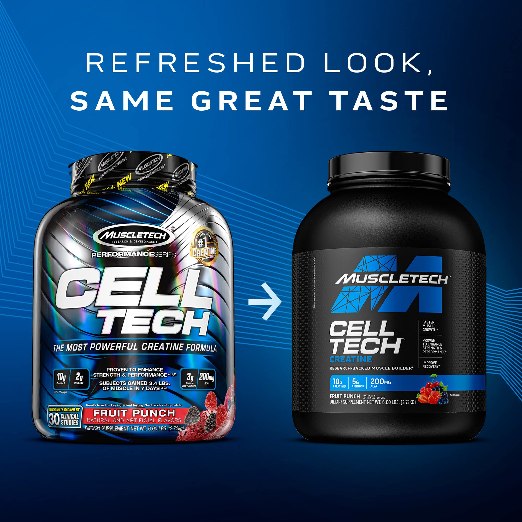 MuscleTech Creatine Monohydrate Powder Cell-Tech Creatine Powder & n Powder Nitro MuscleTech