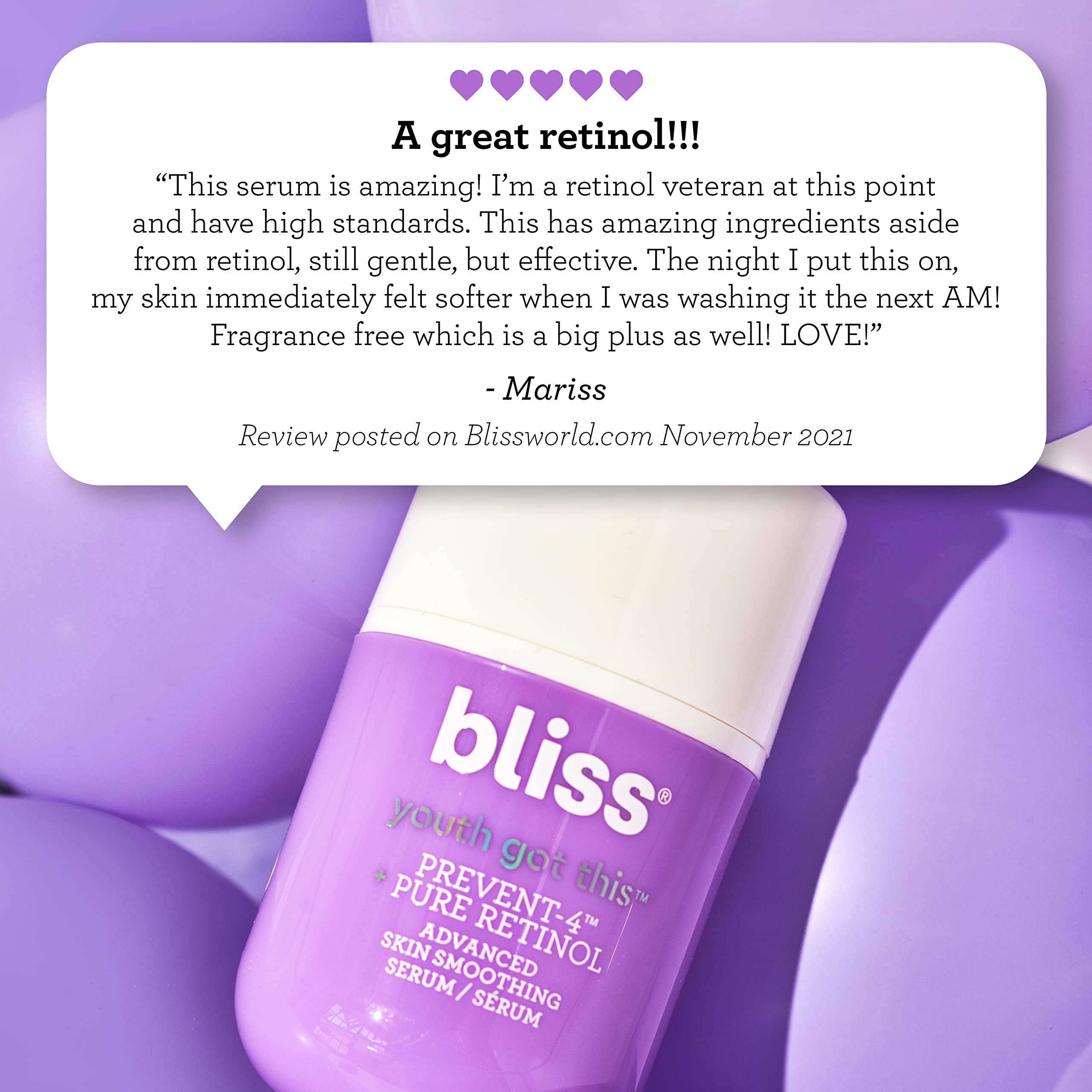 Bliss Youth Got This™ Prevent-4™ + Pure Retinol - 0.67 Fl Oz - Advanced Skin Bliss