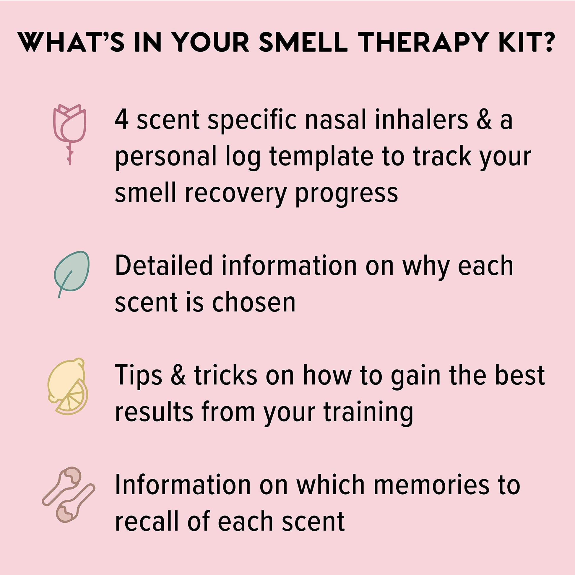 MOXĒ Smell Training Kit, Made in USA, 4 Essential Oils, Olfactory Regeneration, Helps Restore Sense MOXE