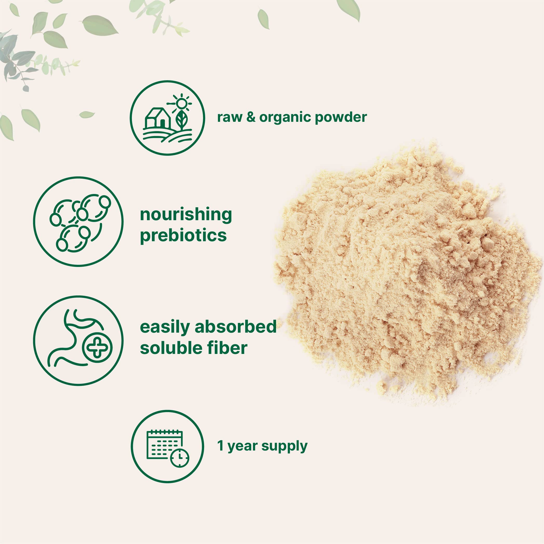 Micro Ingredients Organic Acacia Senegal Powder, 2 Pounds (32 Ounce), Instant Soluble Micro Ingredients