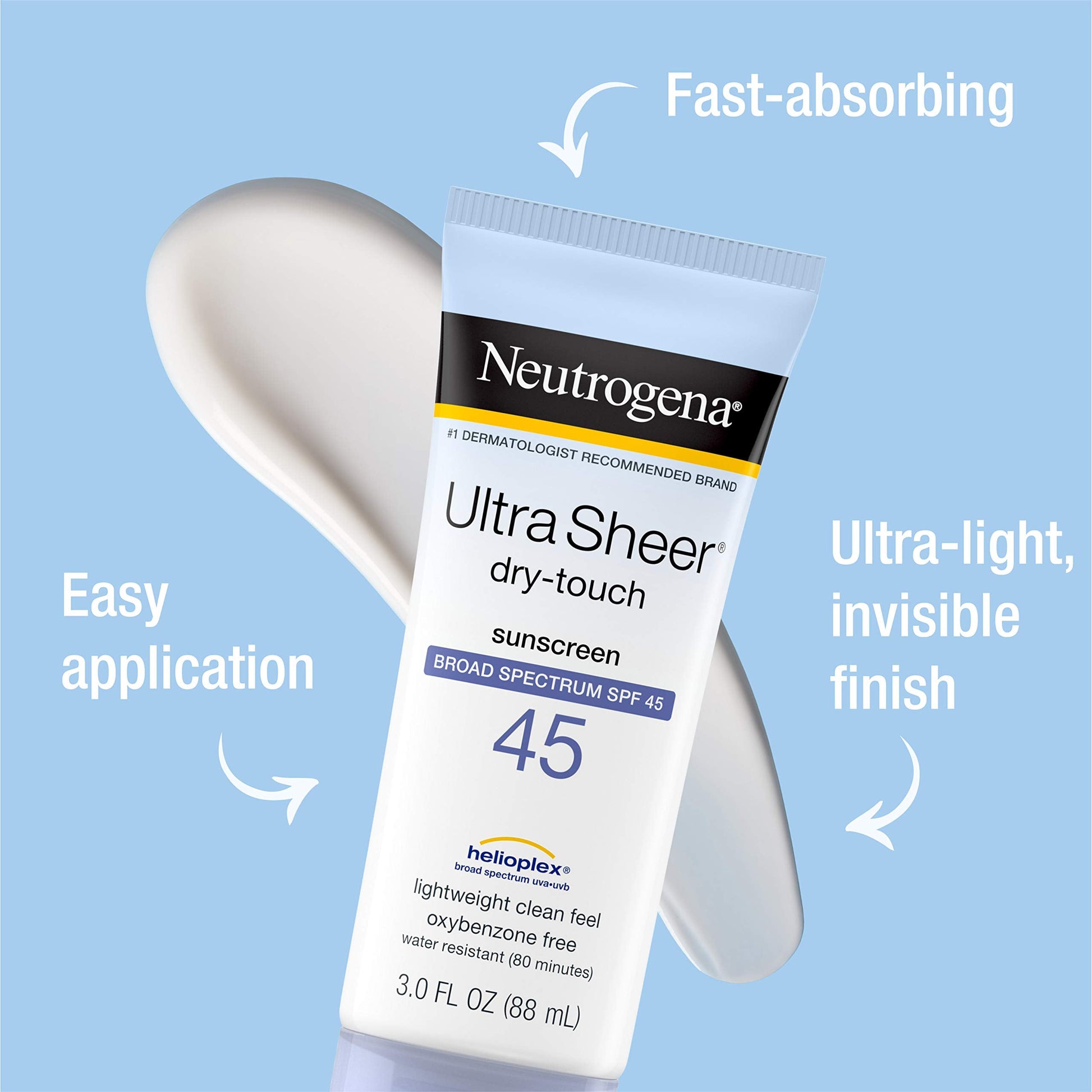 Neutrogena Ultra Sheer Dry-Touch Water Resistant and Non-Greasy Sunscreen Neutrogena