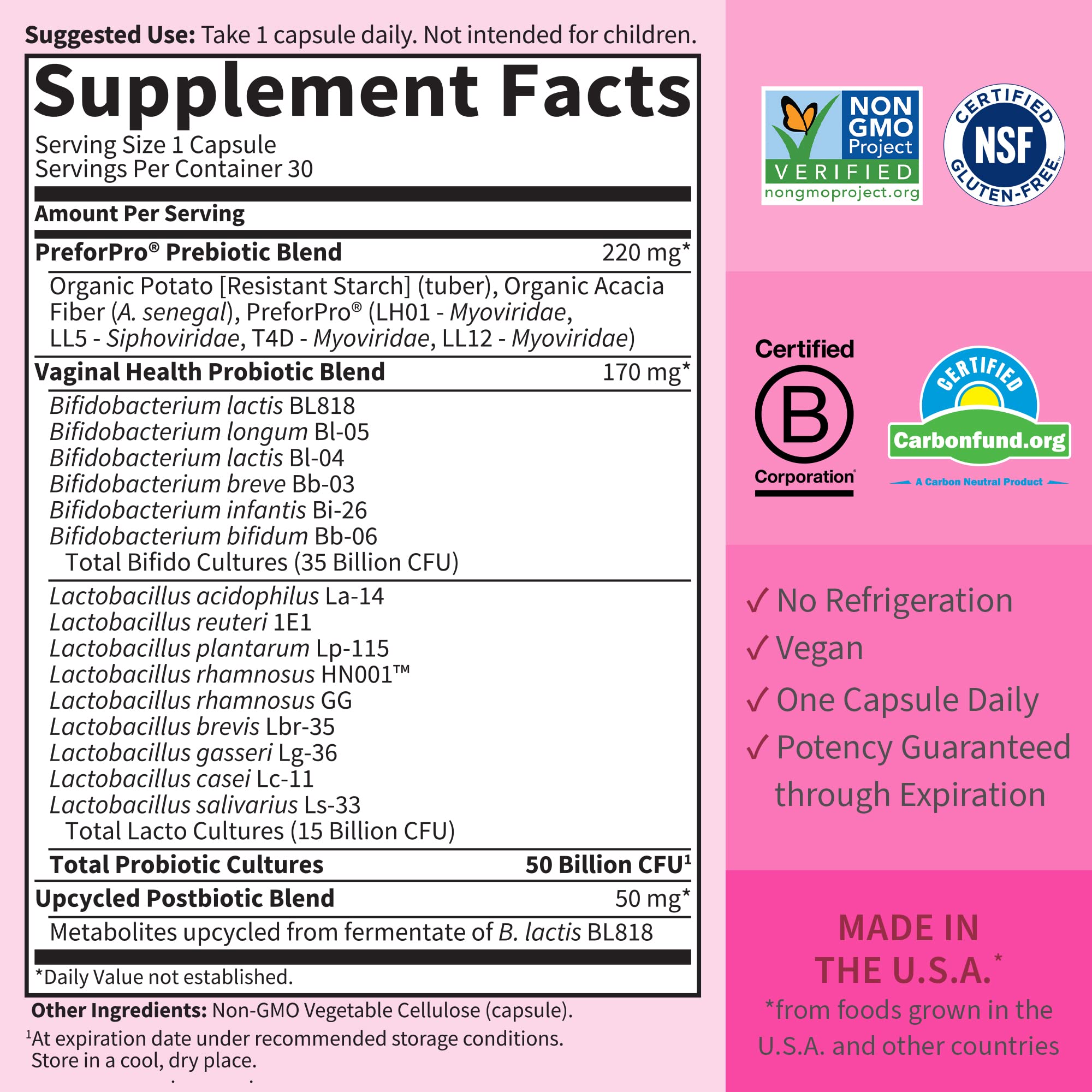 Garden of Life Dr Formulated Once Daily 3-in-1 Complete Prebiotics, Postbiotics Garden of Life