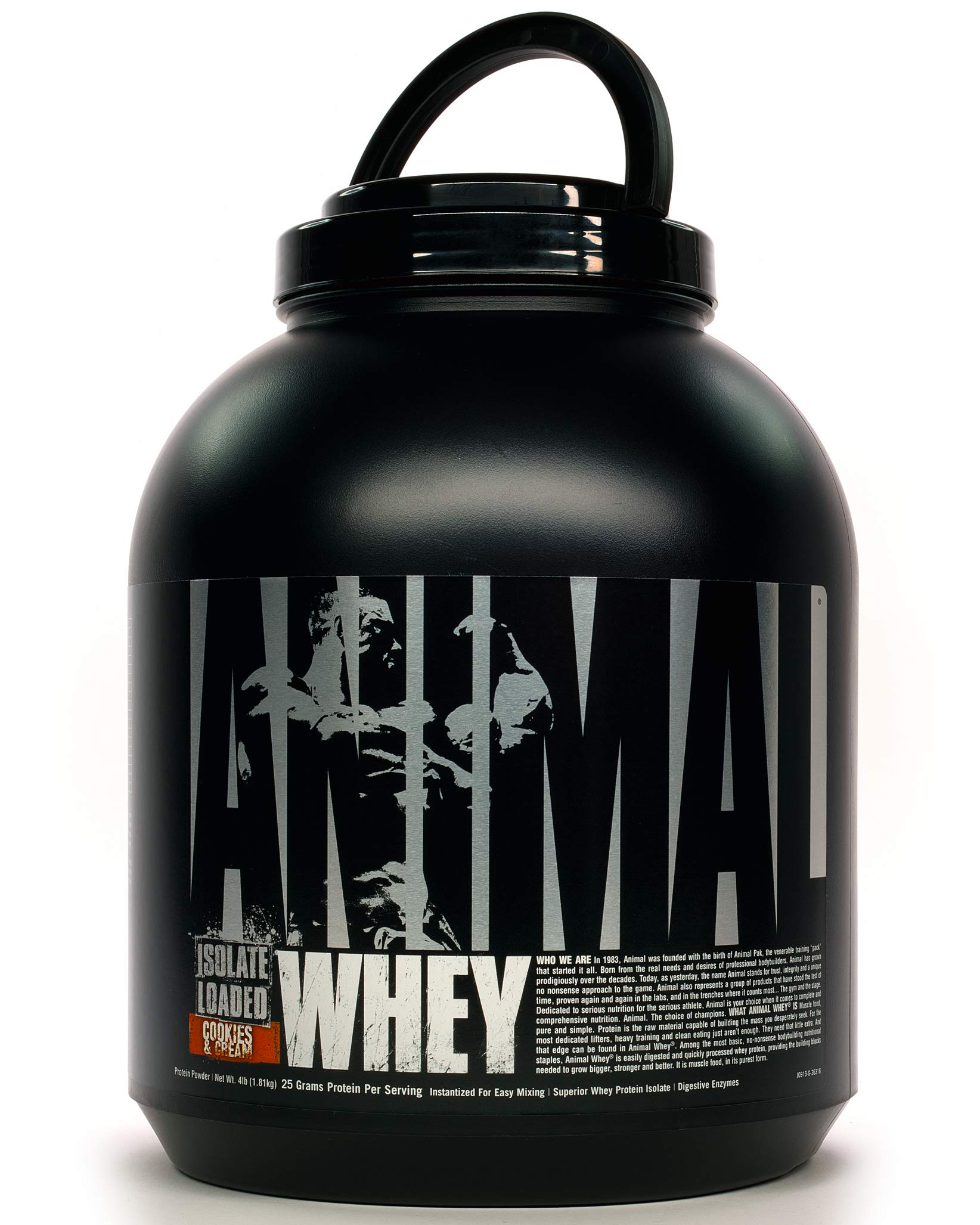 Animal Whey Isolate Protein Powder, Loaded for Post Workout and Recovery & Optimum Animal