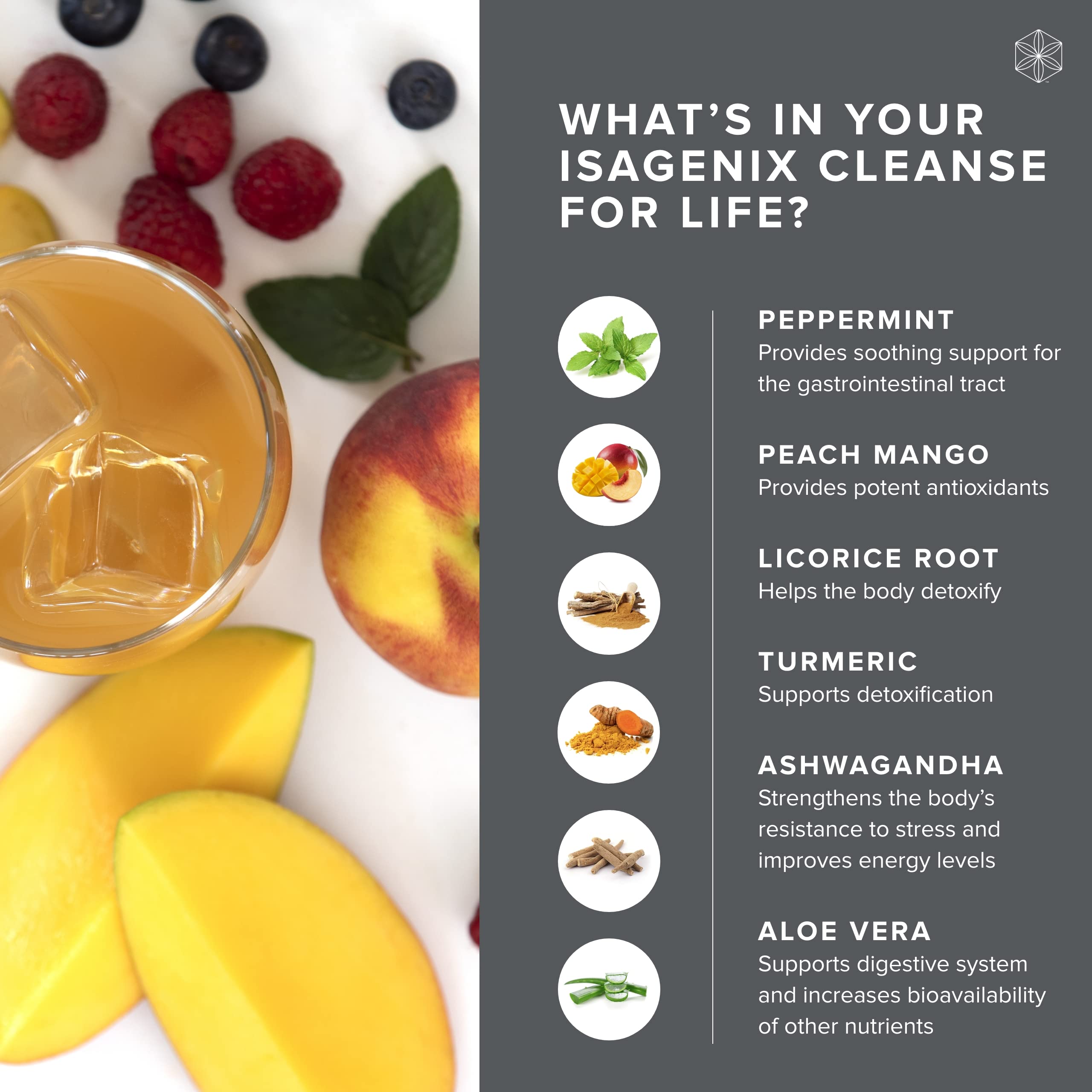 Isagenix Cleanse for Life - Detox System Support with Vitamins & Minerals Isagenix