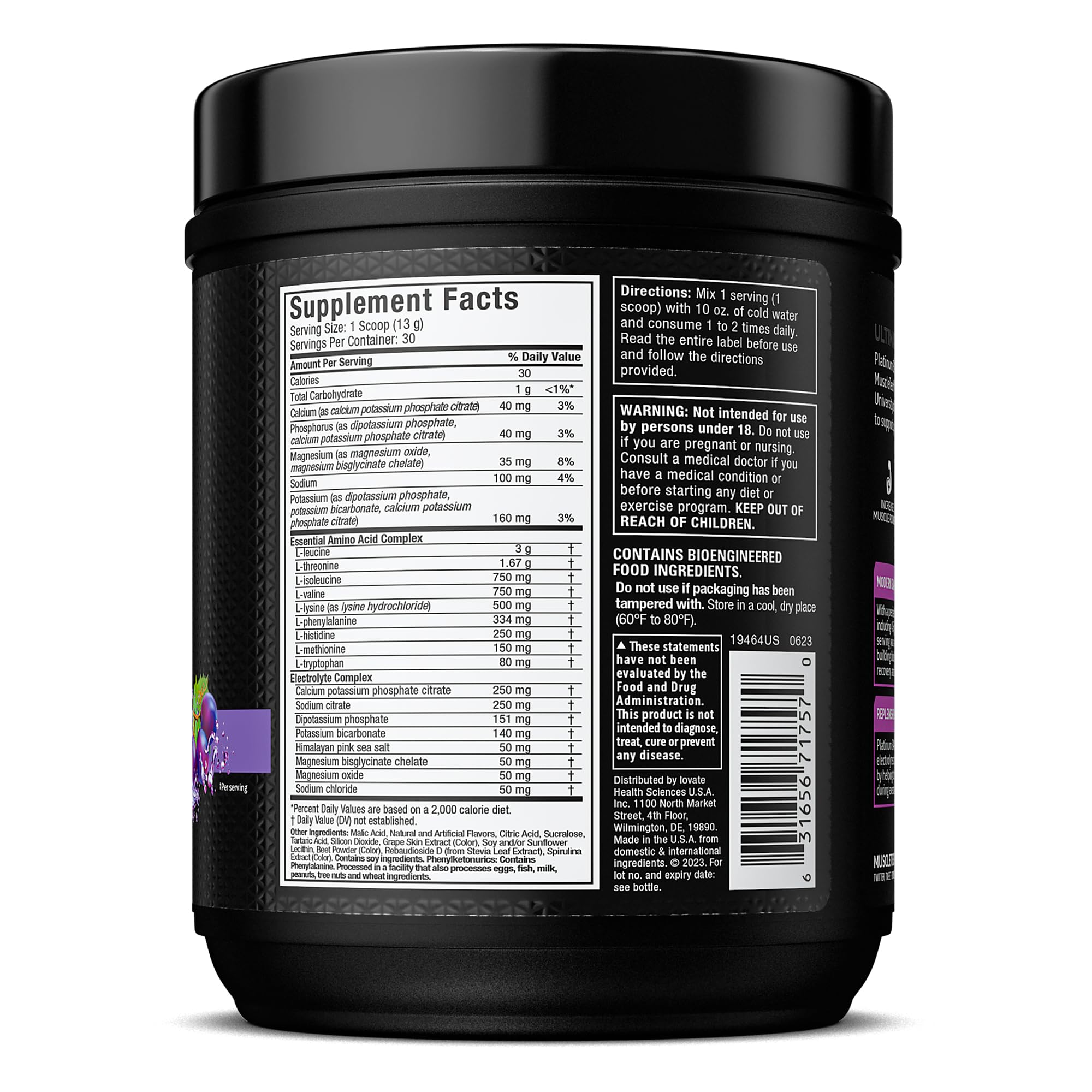 MuscleTech | Platinum 100% EAA+ |Essential Amino Acids | Muscle Strength Builder MuscleTech